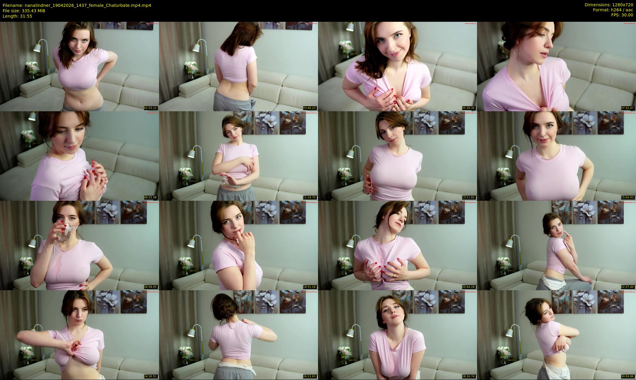 nanalindner — 32 minute Chaturbate female cam show recording, 720p, Apr 19, 2026