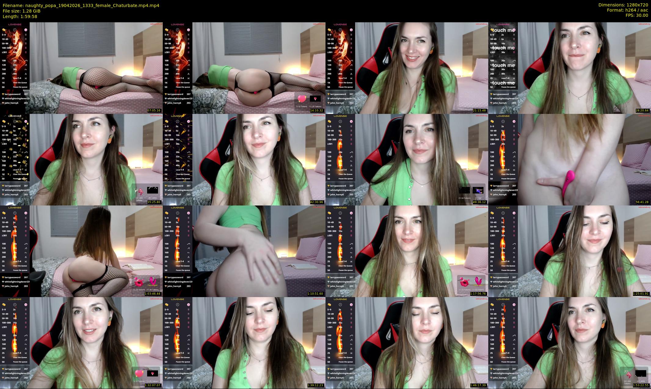 naughty_popa — 120 minute Chaturbate female cam show recording, 720p, Apr 19, 2026