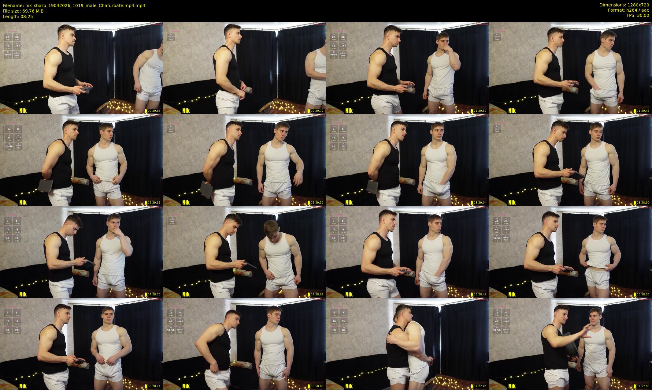 nik_sharp — 9 minute Chaturbate male cam show recording, 720p, Apr 19, 2026