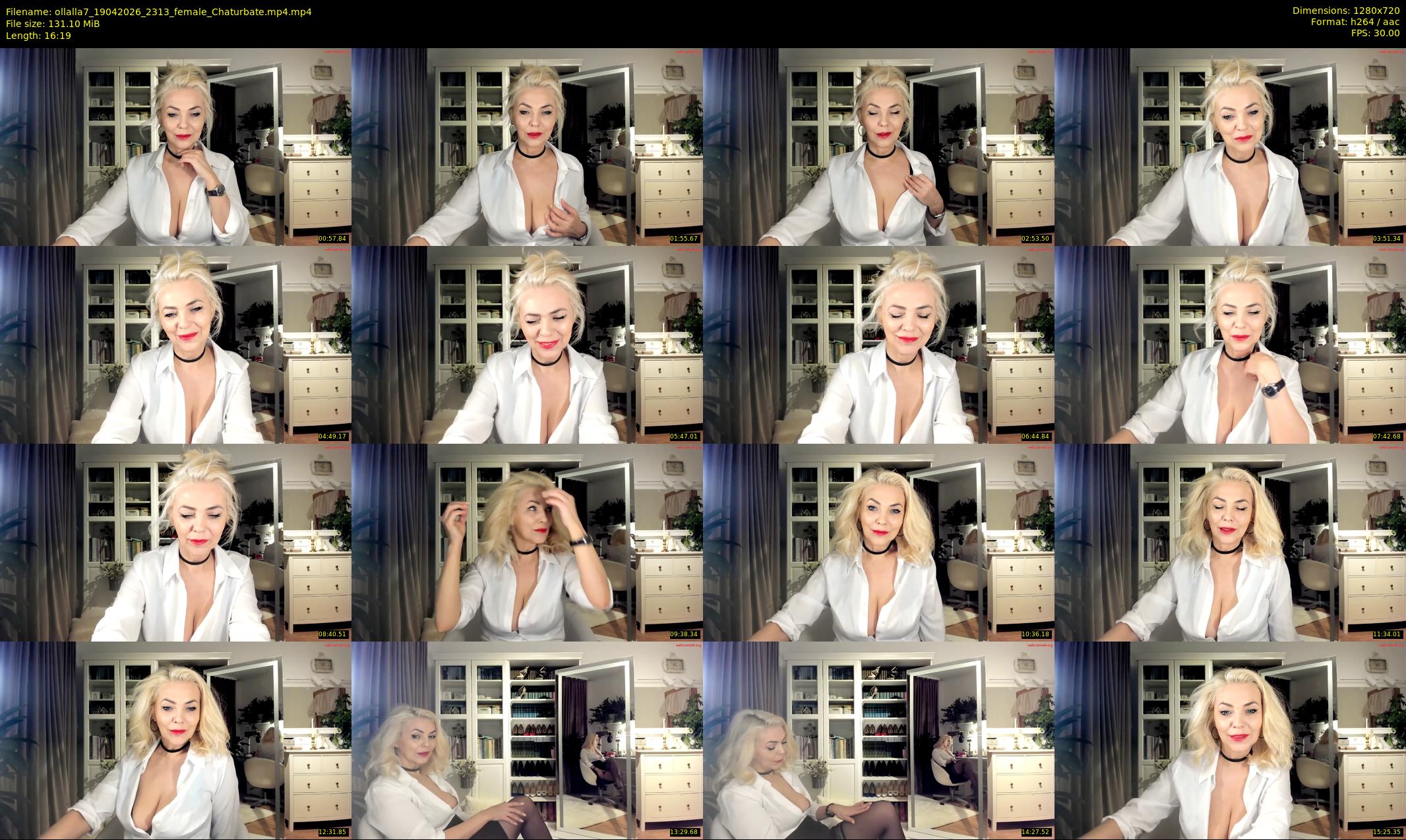 ollalla7 — 17 minute Chaturbate female cam show recording, 720p, Apr 19, 2026