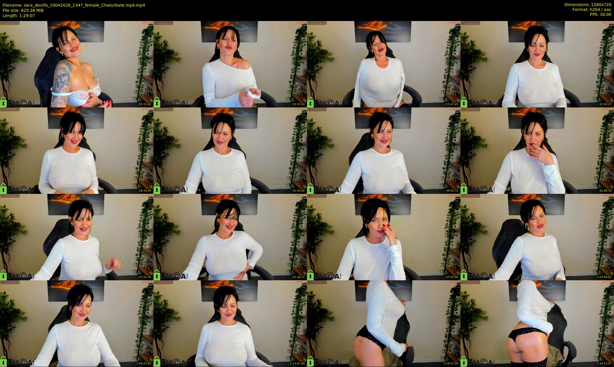 sara_devills — 90 minute Chaturbate female cam show recording, 720p, Apr 19, 2026