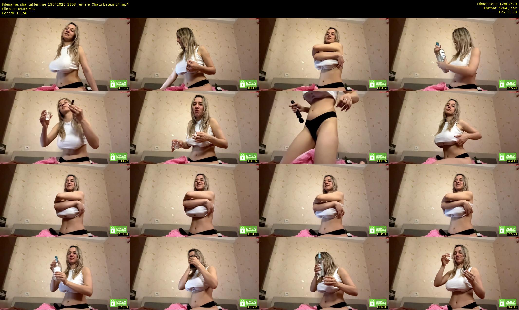 sharitaklemme — 11 minute Chaturbate female cam show recording, 720p, Apr 19, 2026
