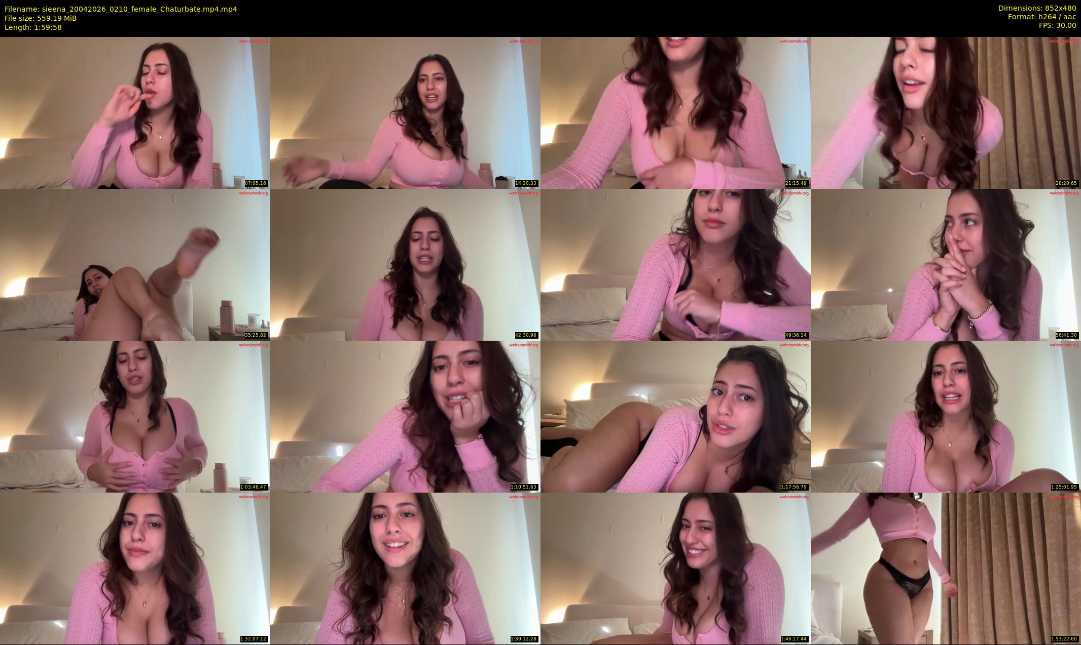 sieena — 120 minute Chaturbate female cam show recording, 480p, Apr 20, 2026