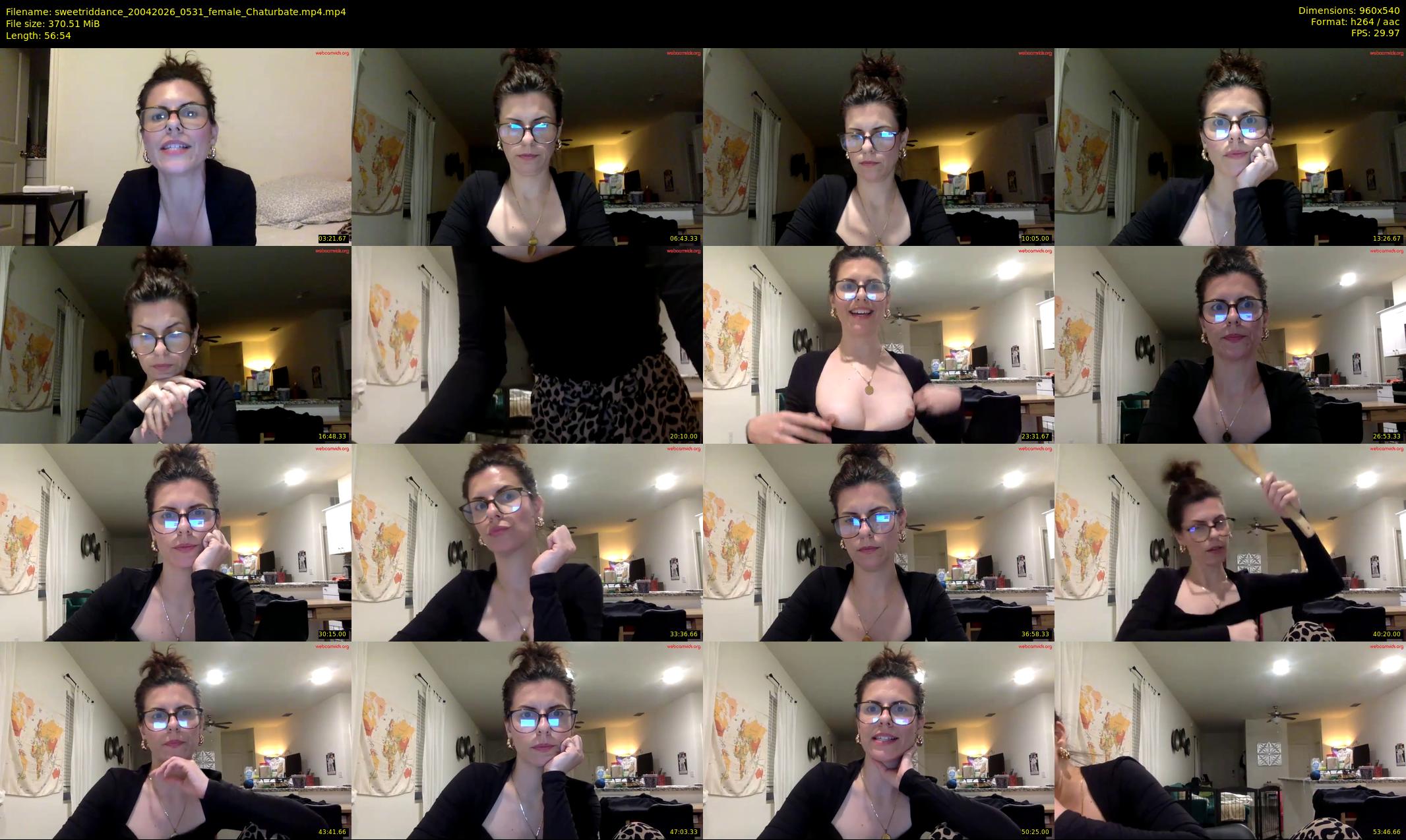 sweetriddance — 57 minute Chaturbate female cam show recording, 480p, Apr 20, 2026