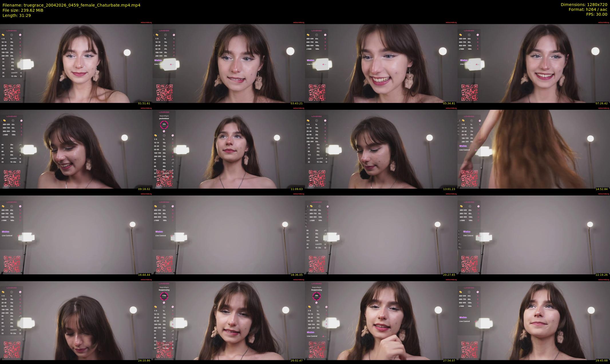 truegrace — 32 minute Chaturbate female cam show recording, 720p, Apr 20, 2026