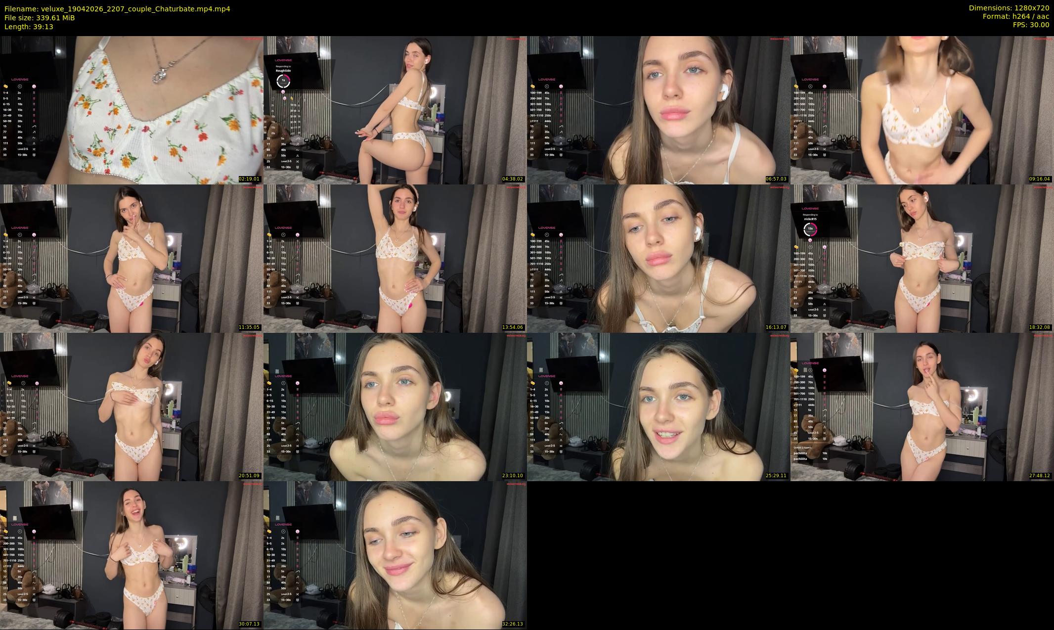 veluxe — 40 minute Chaturbate female cam show recording, 720p, Apr 19, 2026