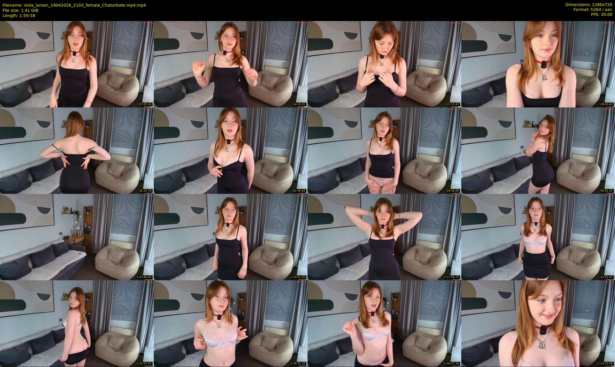 viola_larson — 120 minute Chaturbate female cam show recording, 720p, Apr 19, 2026