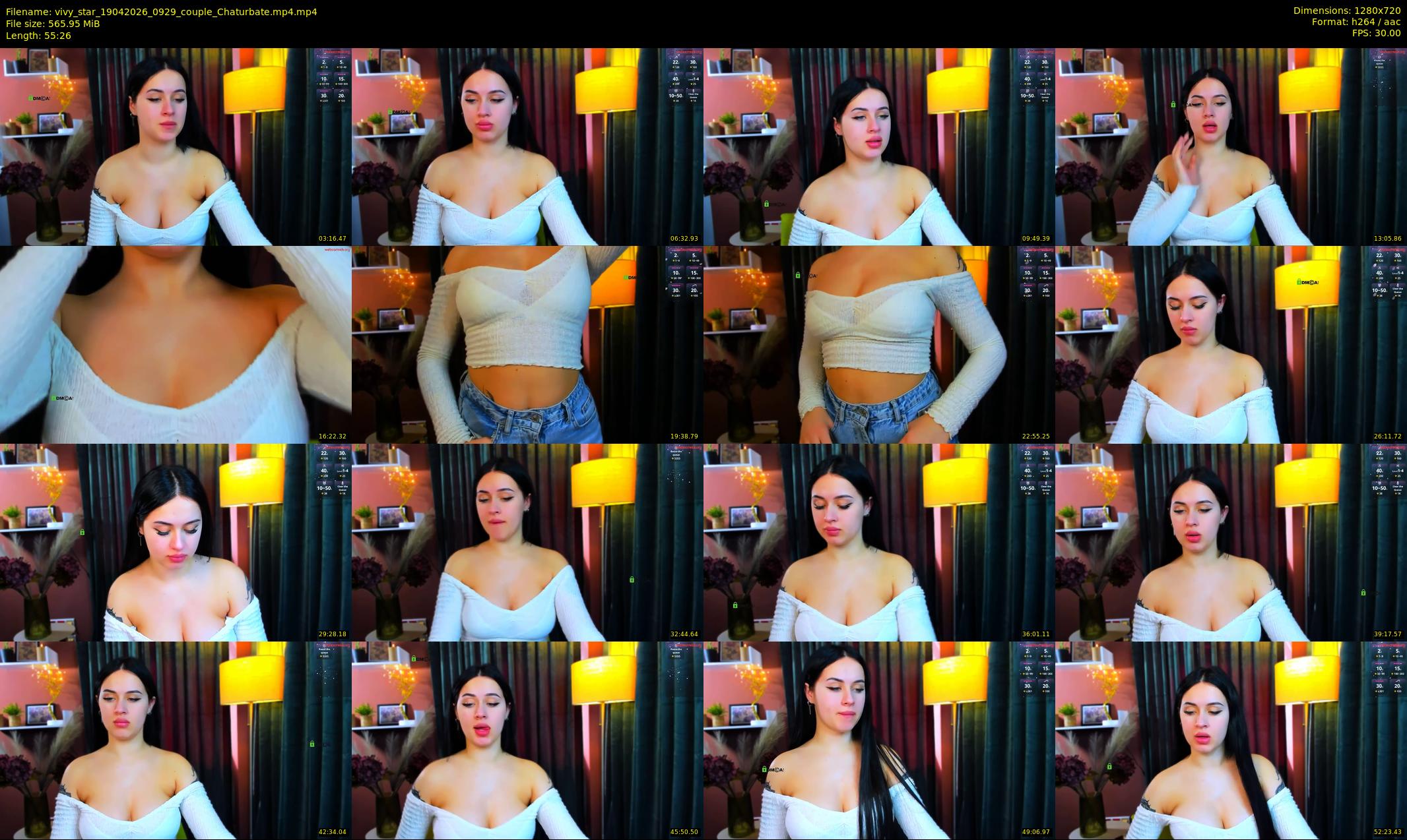 vivy_star — 56 minute Chaturbate couple cam show recording, 720p, Apr 19, 2026