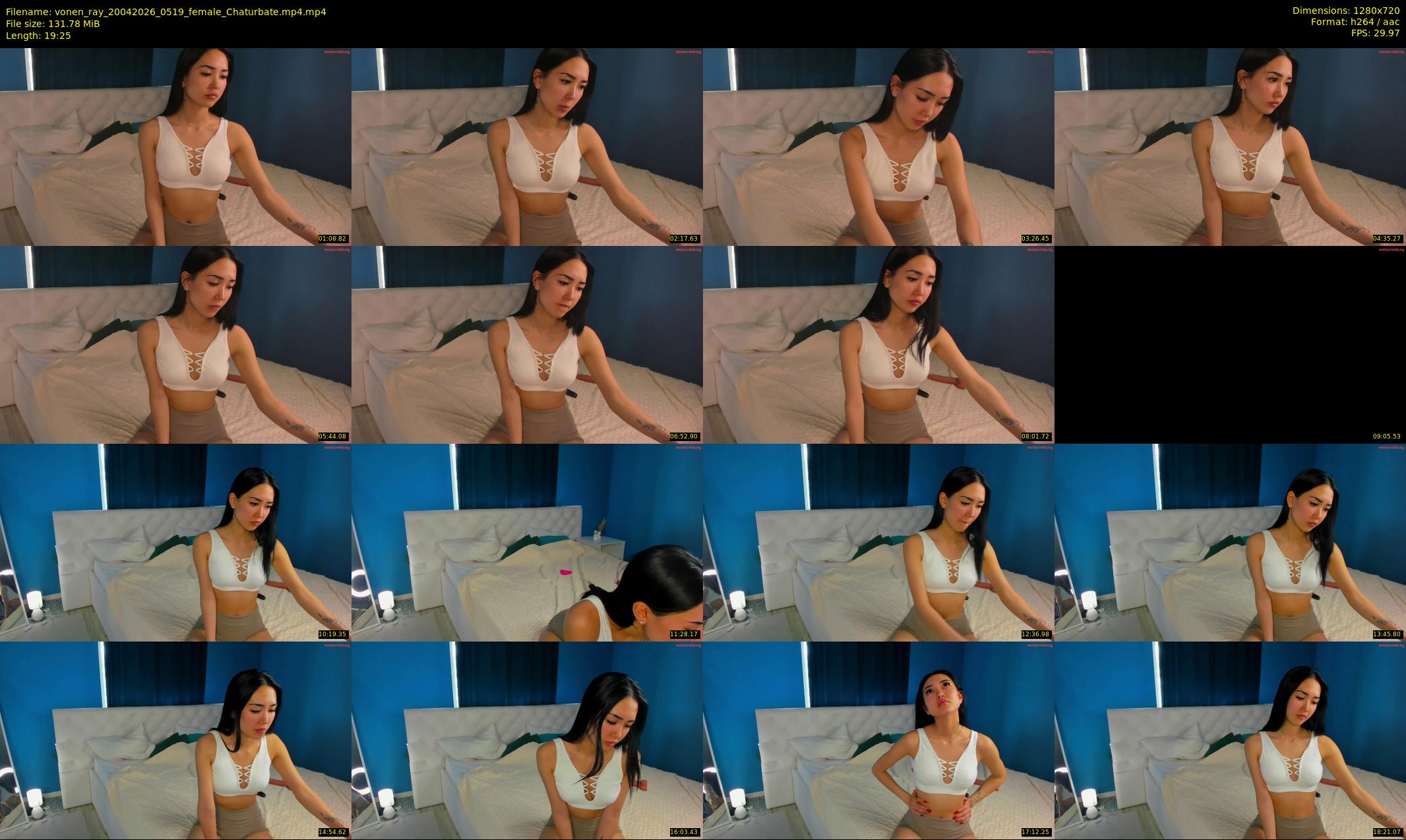 vonen_ray — 20 minute Chaturbate female cam show recording, 720p, Apr 20, 2026