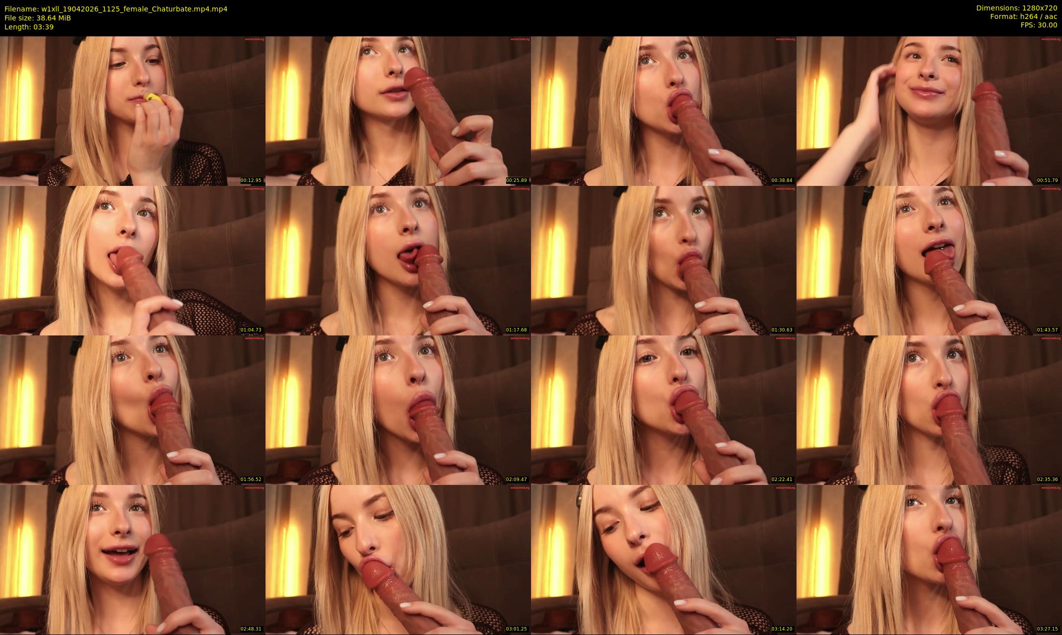 w1xll — 4 minute Chaturbate female cam show recording, 720p, Apr 19, 2026