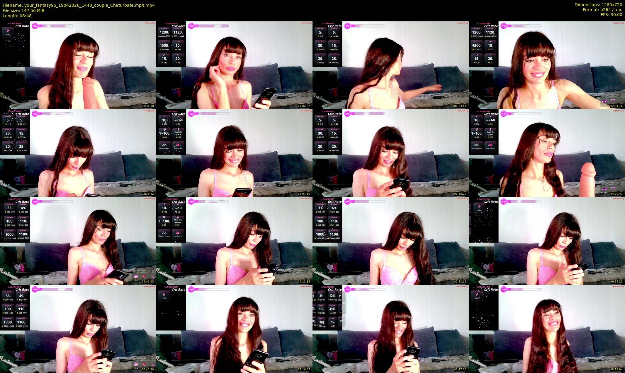 your_fantasy95 — 9 minute Chaturbate couple cam show recording, 720p, Apr 19, 2026