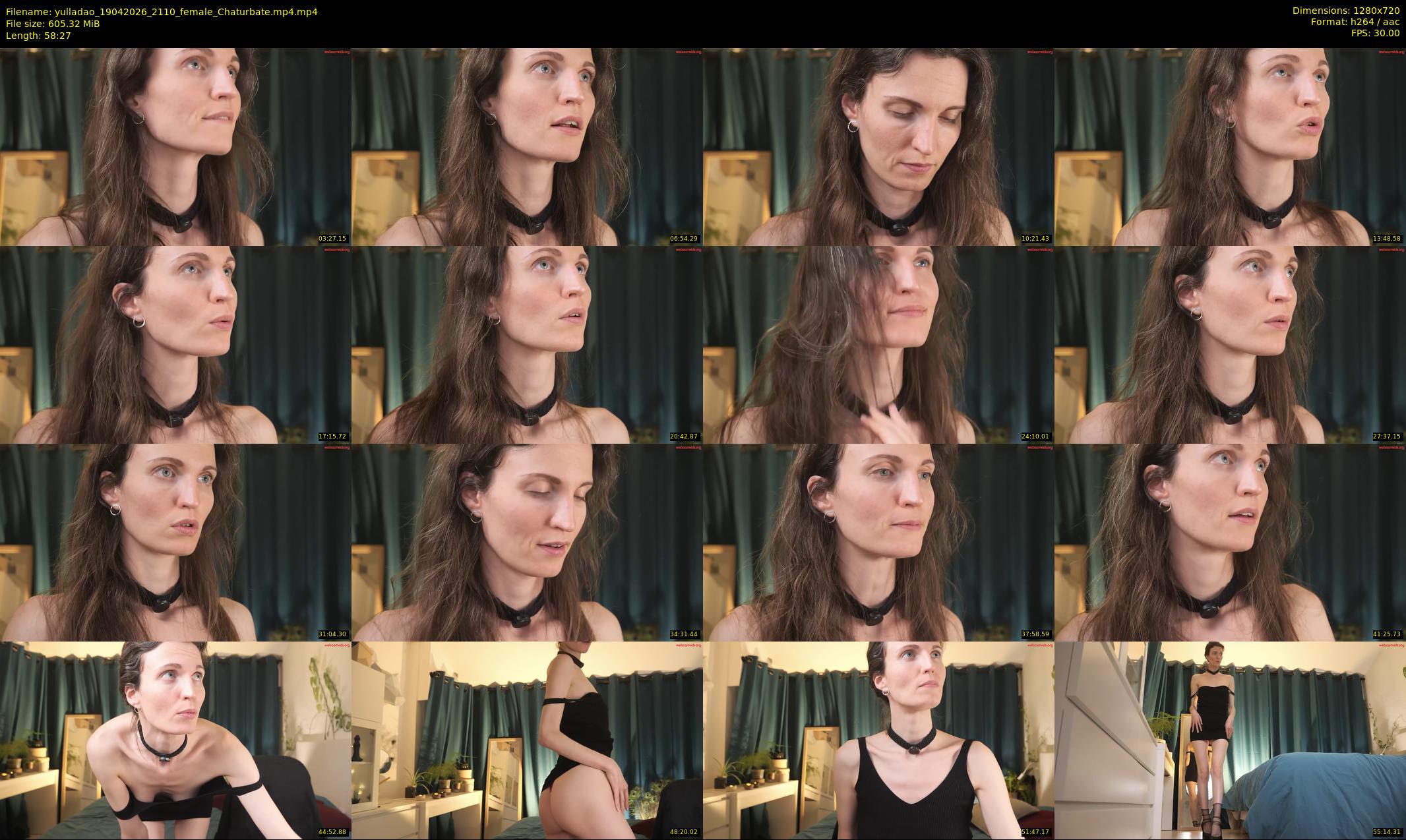 yulladao — 59 minute Chaturbate female cam show recording, 720p, Apr 19, 2026