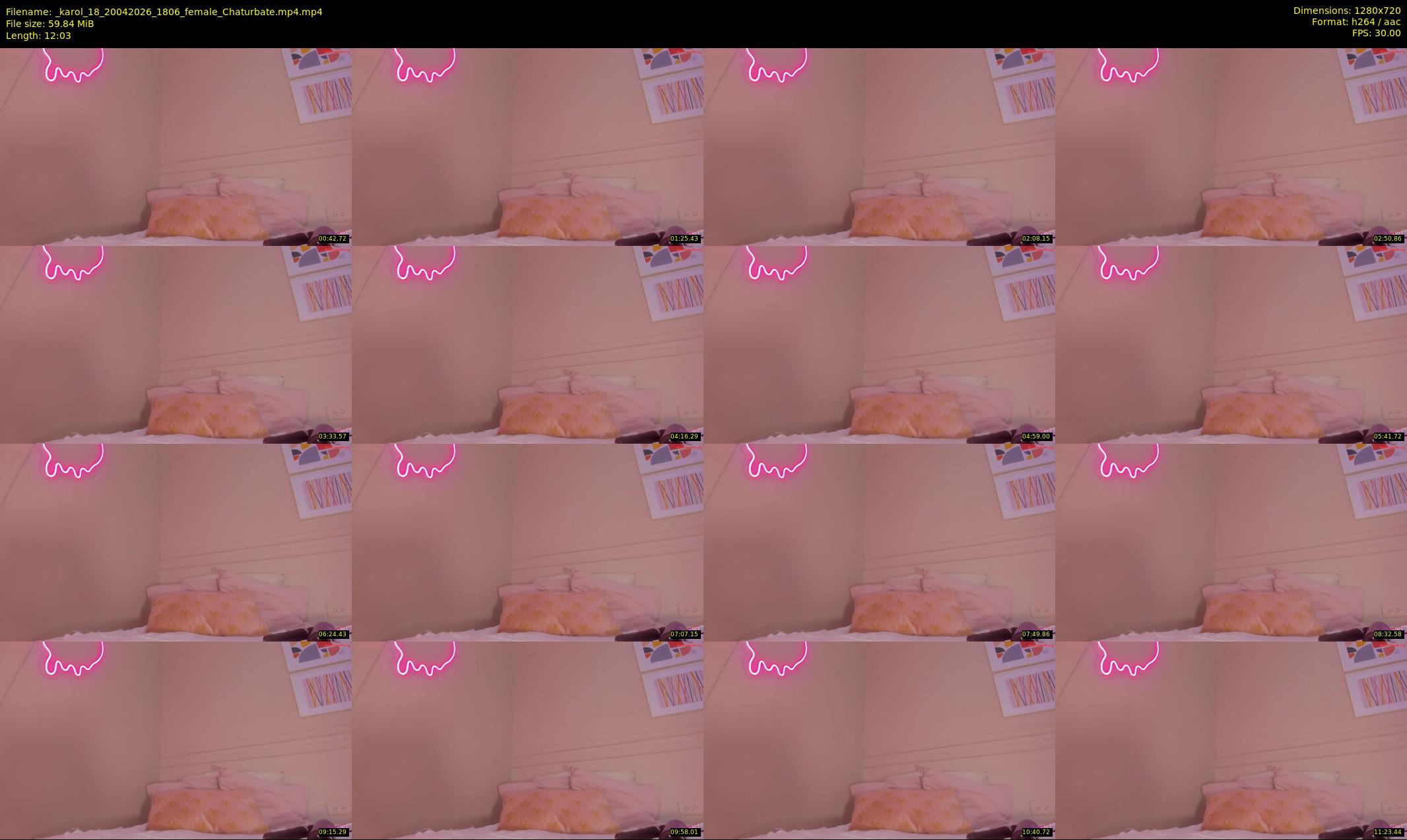 _karol_18 — 13 minute Chaturbate female cam show recording, 720p, Apr 20, 2026