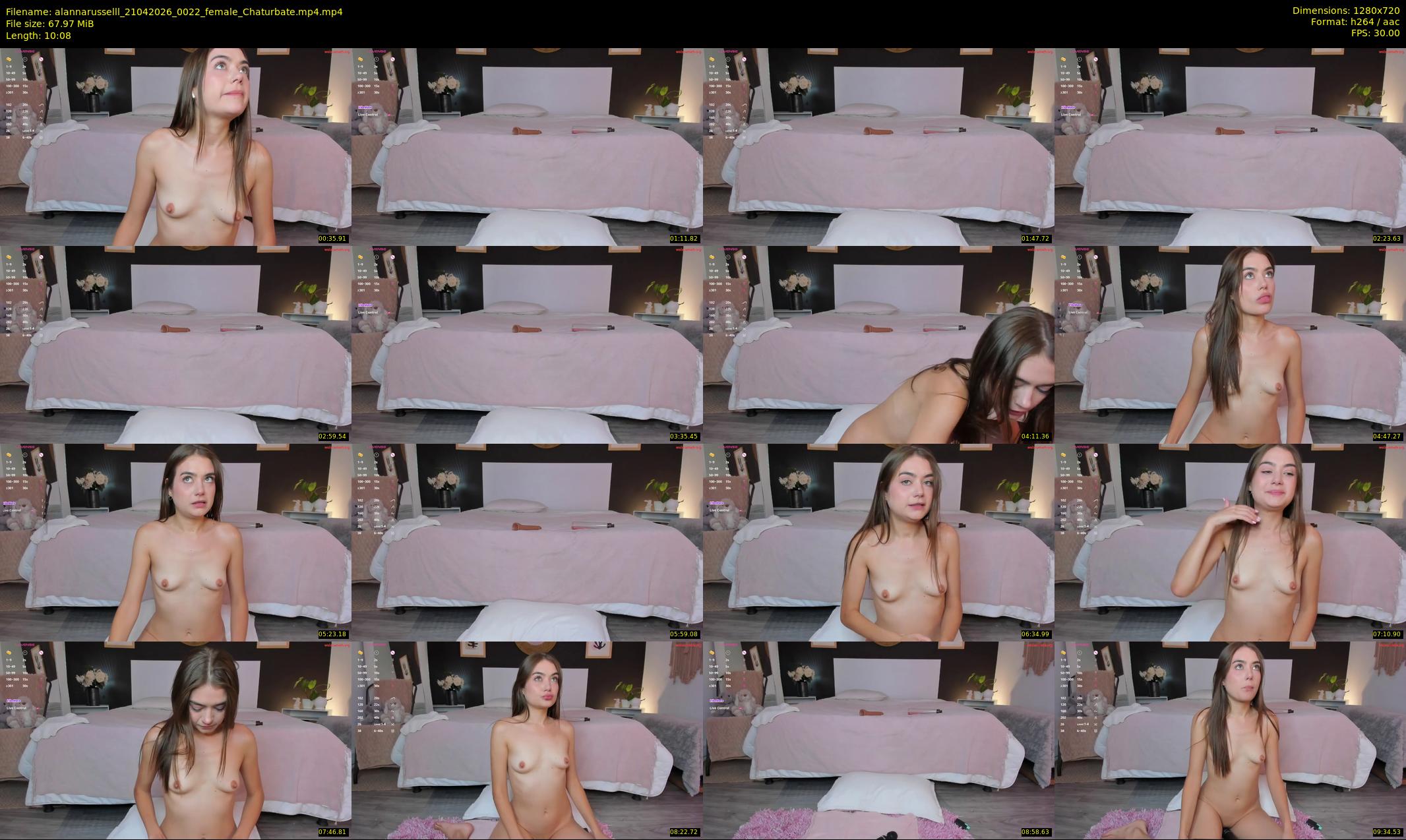 alannarusselll — 11 minute Chaturbate female cam show recording, 720p, Apr 21, 2026