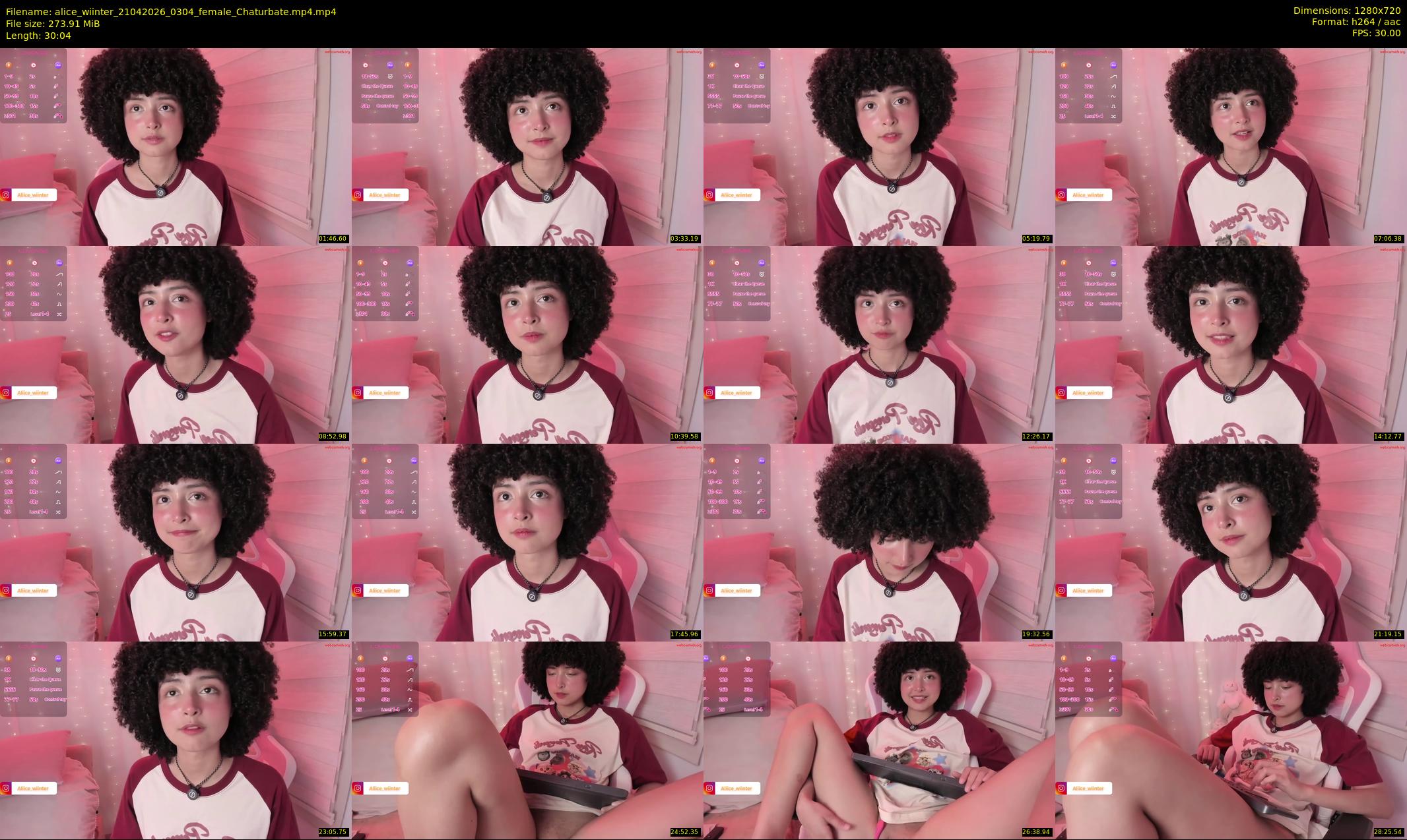 alice_wiinter — 31 minute Chaturbate female cam show recording, 720p, Apr 21, 2026