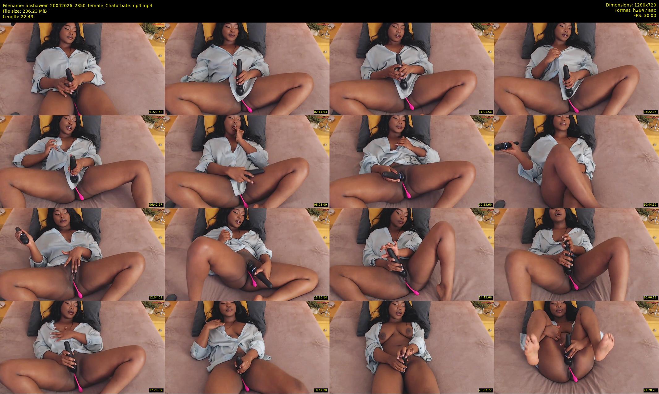 alishaweir — 23 minute Chaturbate female cam show recording, 720p, Apr 20, 2026