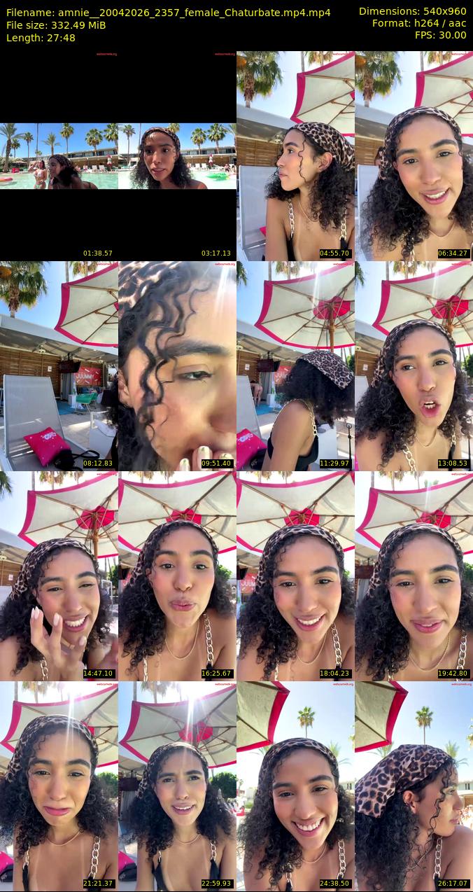 amnie_ — 28 minute Chaturbate female cam show recording, 720p, Apr 20, 2026