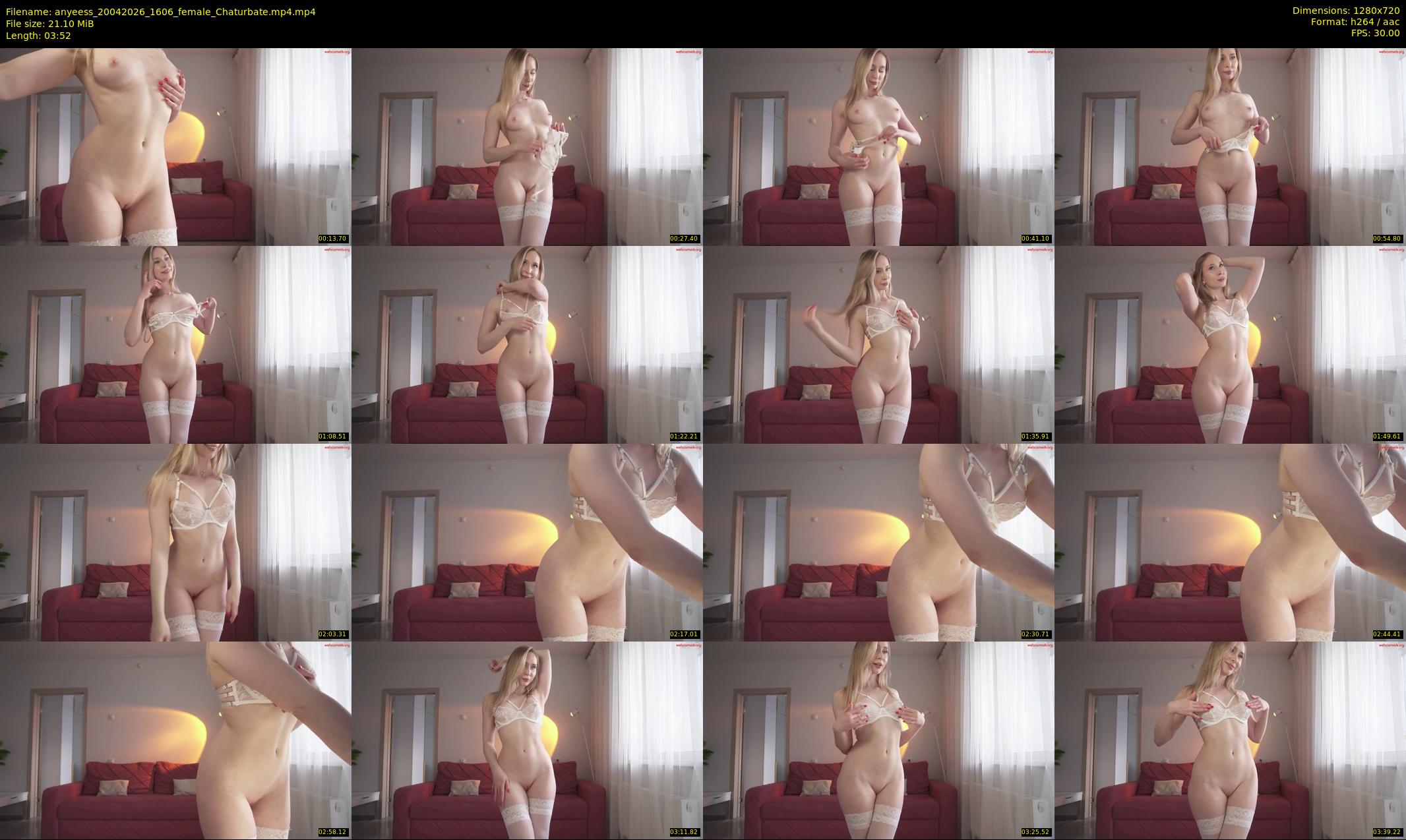 anyeess — 4 minute Chaturbate female cam show recording, 720p, Apr 20, 2026