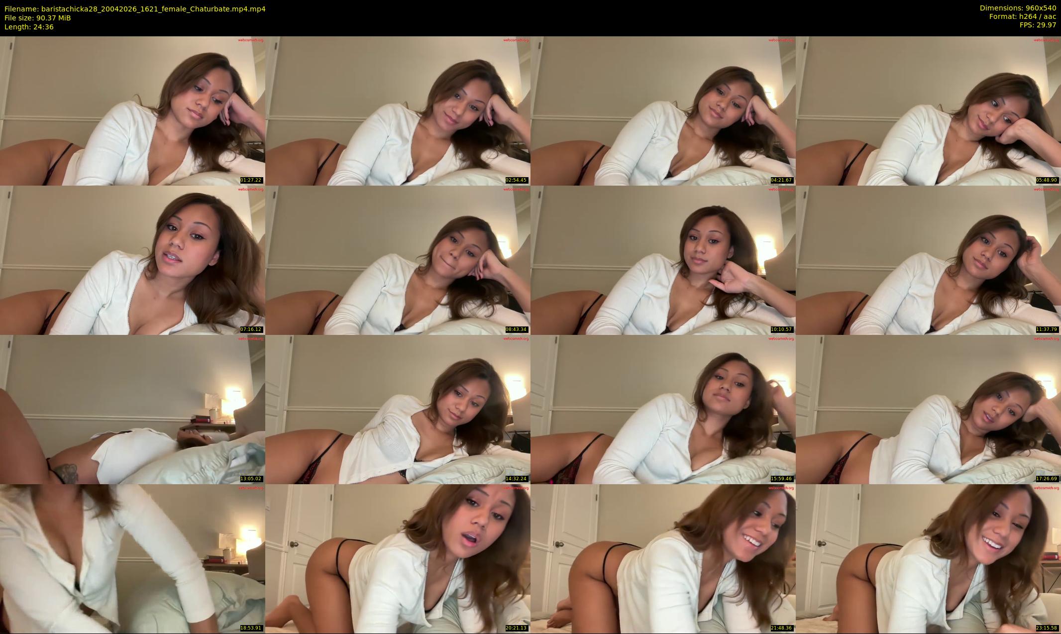 baristachicka28 — 25 minute Chaturbate female cam show recording, 480p, Apr 20, 2026