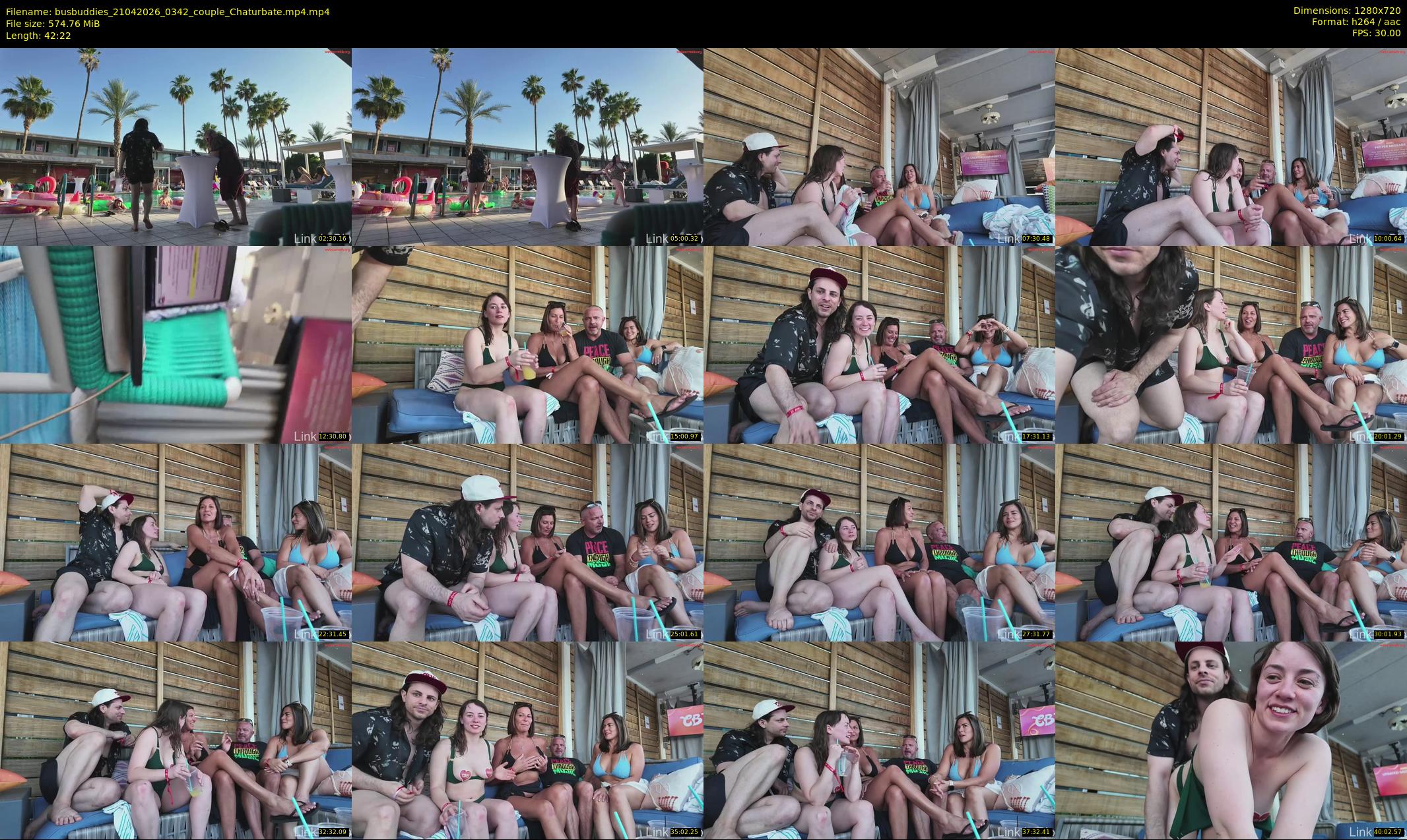 busbuddies — 43 minute Chaturbate couple cam show recording, 720p, Apr 21, 2026