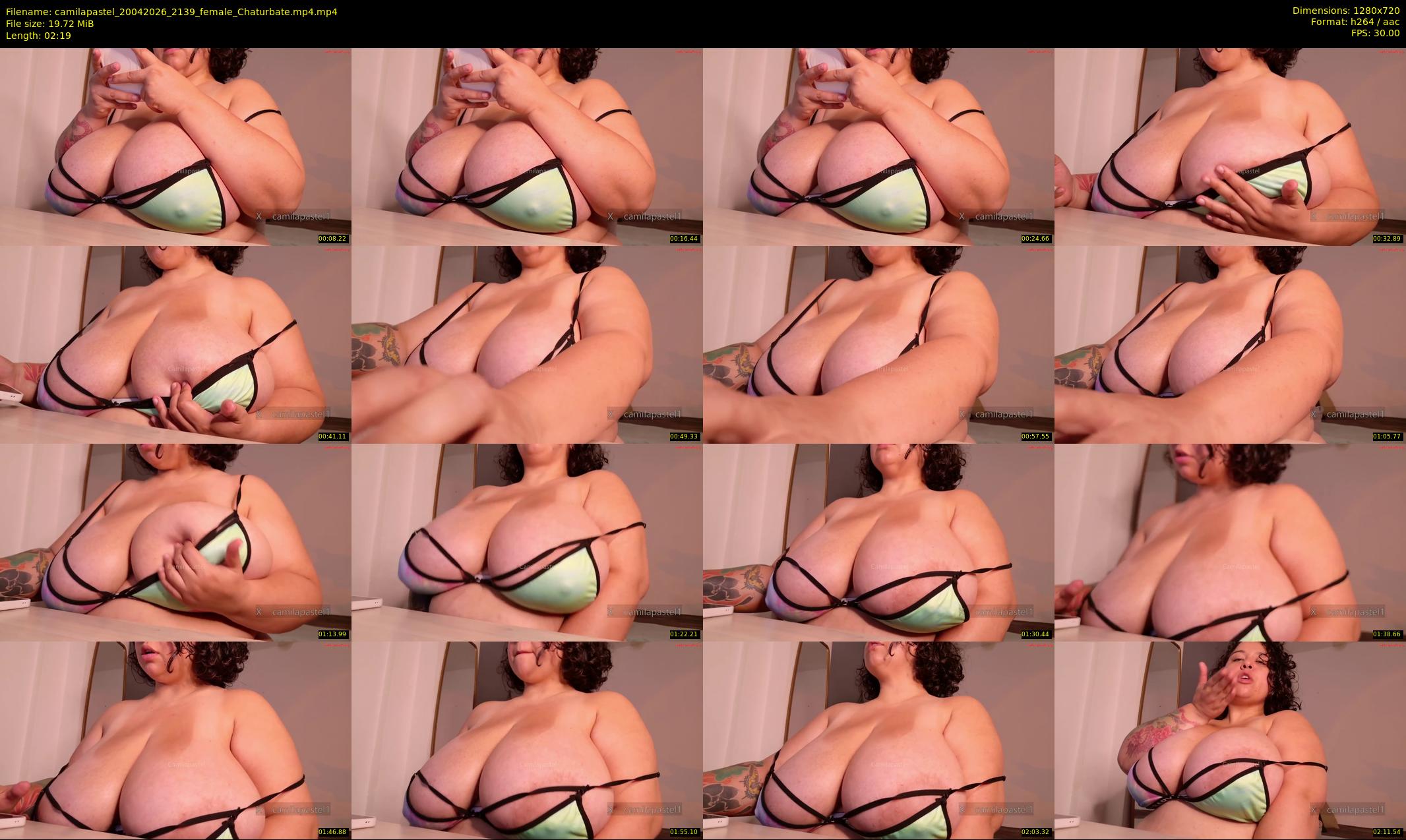 camilapastel — 3 minute Chaturbate female cam show recording, 720p, Apr 20, 2026