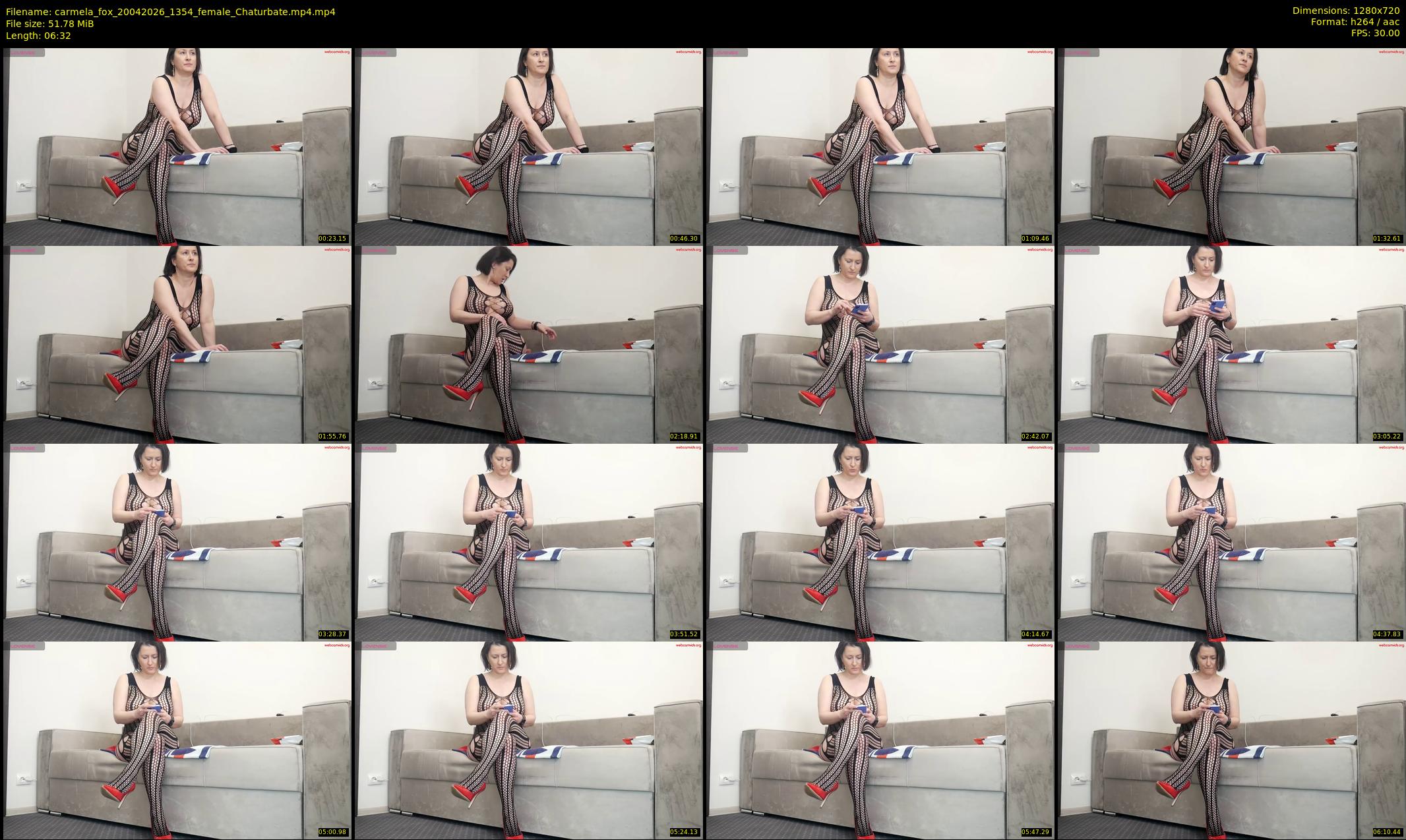 carmela_fox — 7 minute Chaturbate female cam show recording, 720p, Apr 20, 2026