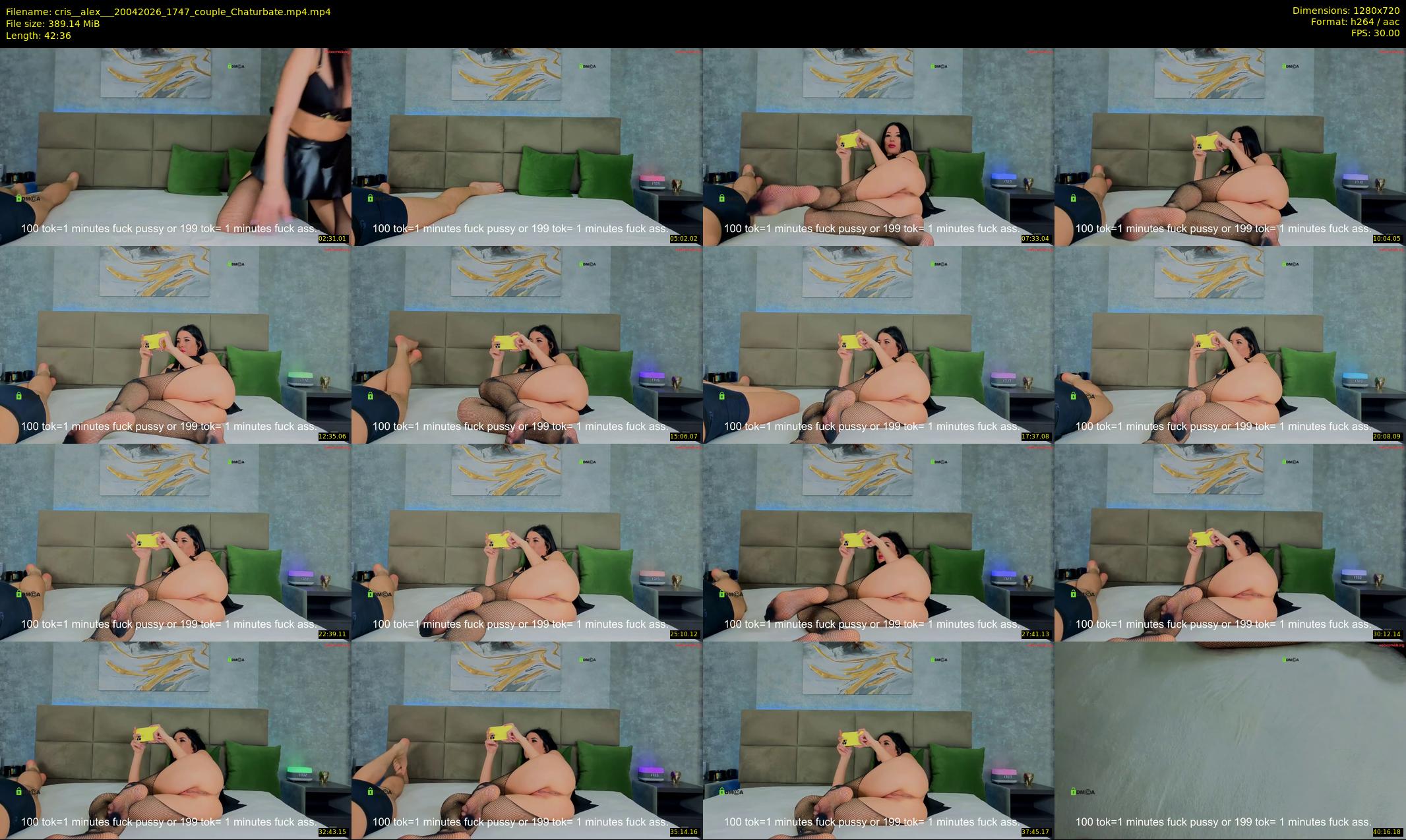 cris__alex__ — 43 minute Chaturbate couple cam show recording, 720p, Apr 20, 2026