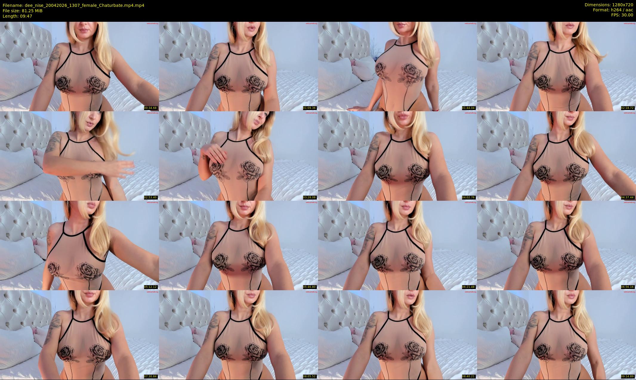 dee_nise — 10 minute Chaturbate female cam show recording, 720p, Apr 20, 2026