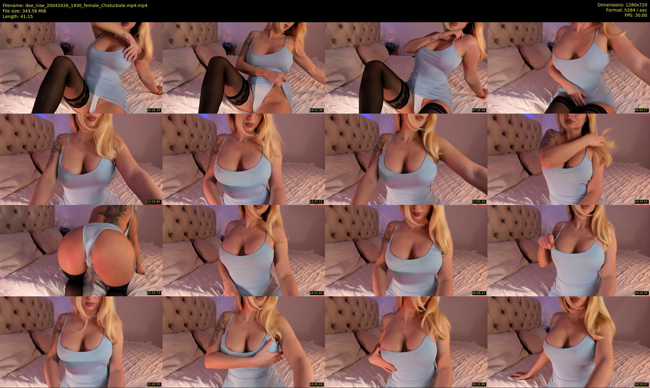 dee_nise — 42 minute Chaturbate female cam show recording, 720p, Apr 20, 2026