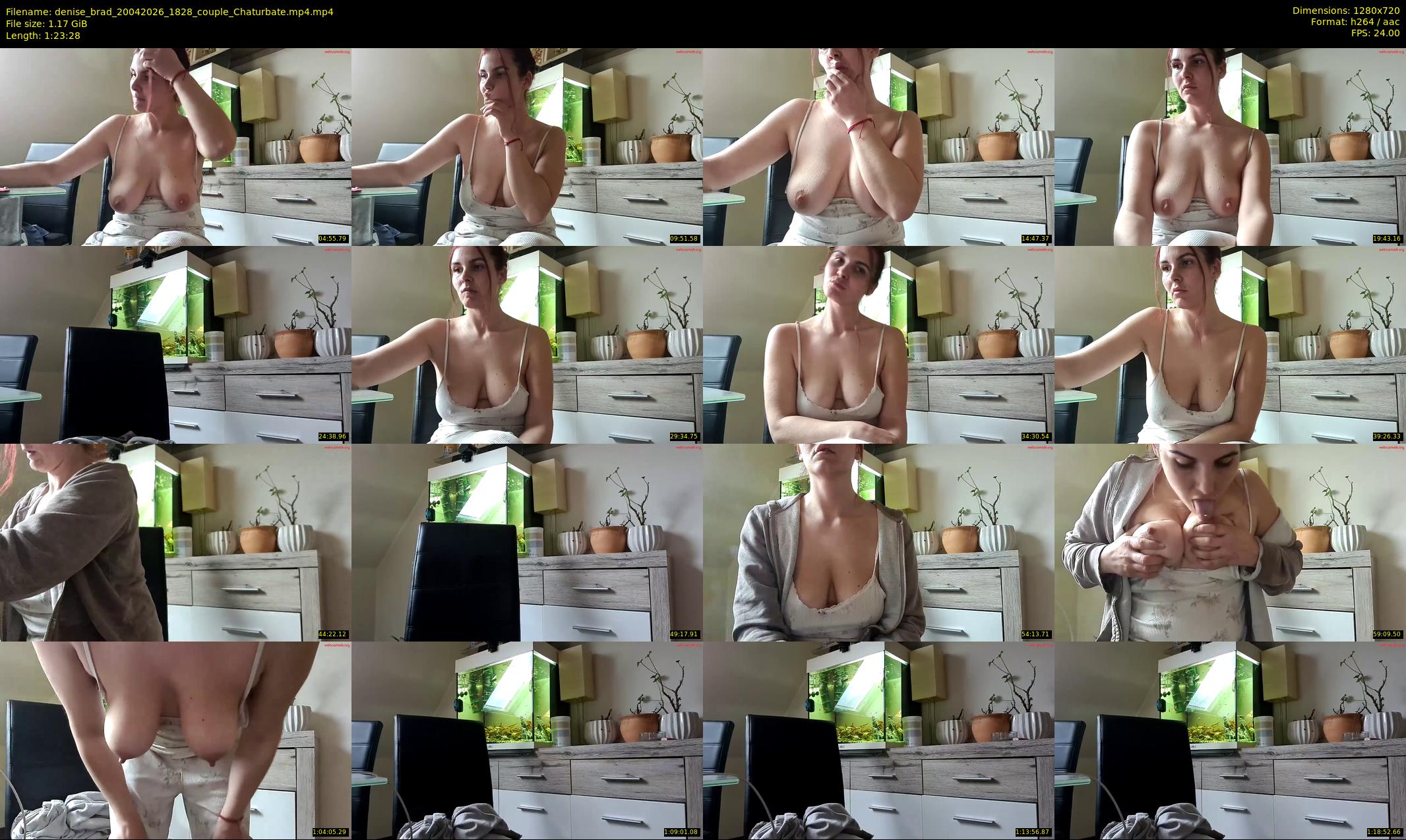 denise_brad — 84 minute Chaturbate couple cam show recording, 720p, Apr 20, 2026