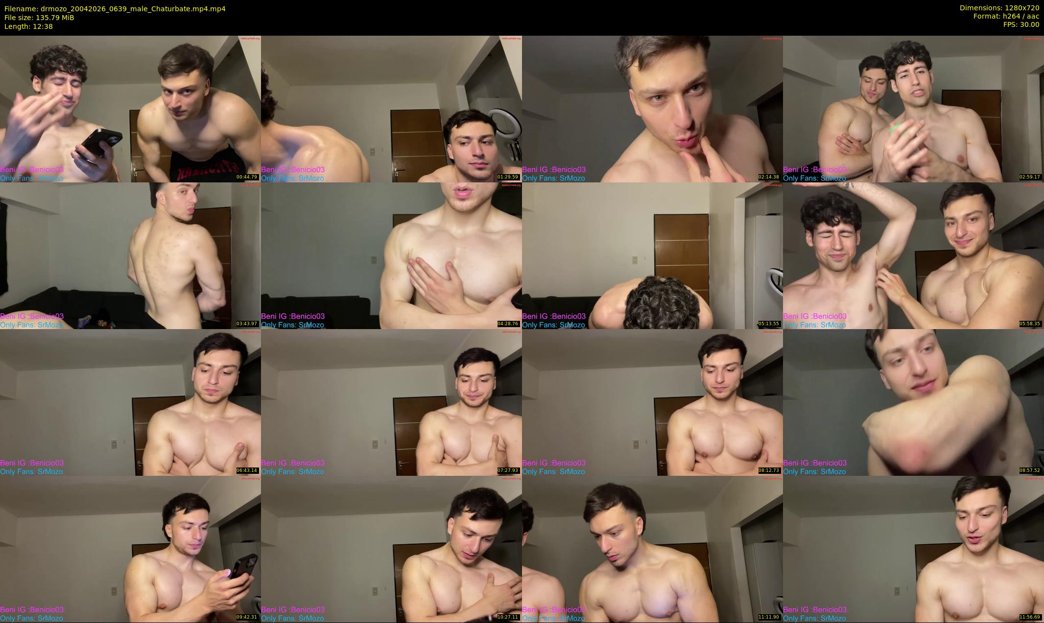 drmozo — 13 minute Chaturbate male cam show recording, 720p, Apr 20, 2026