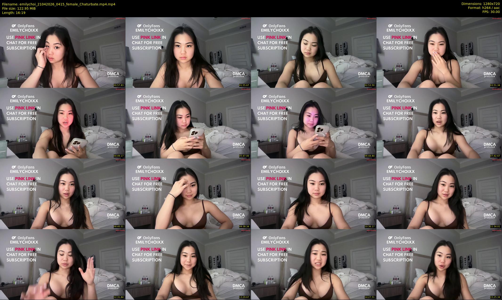 emilychoi — 17 minute Chaturbate female cam show recording, 720p, Apr 21, 2026