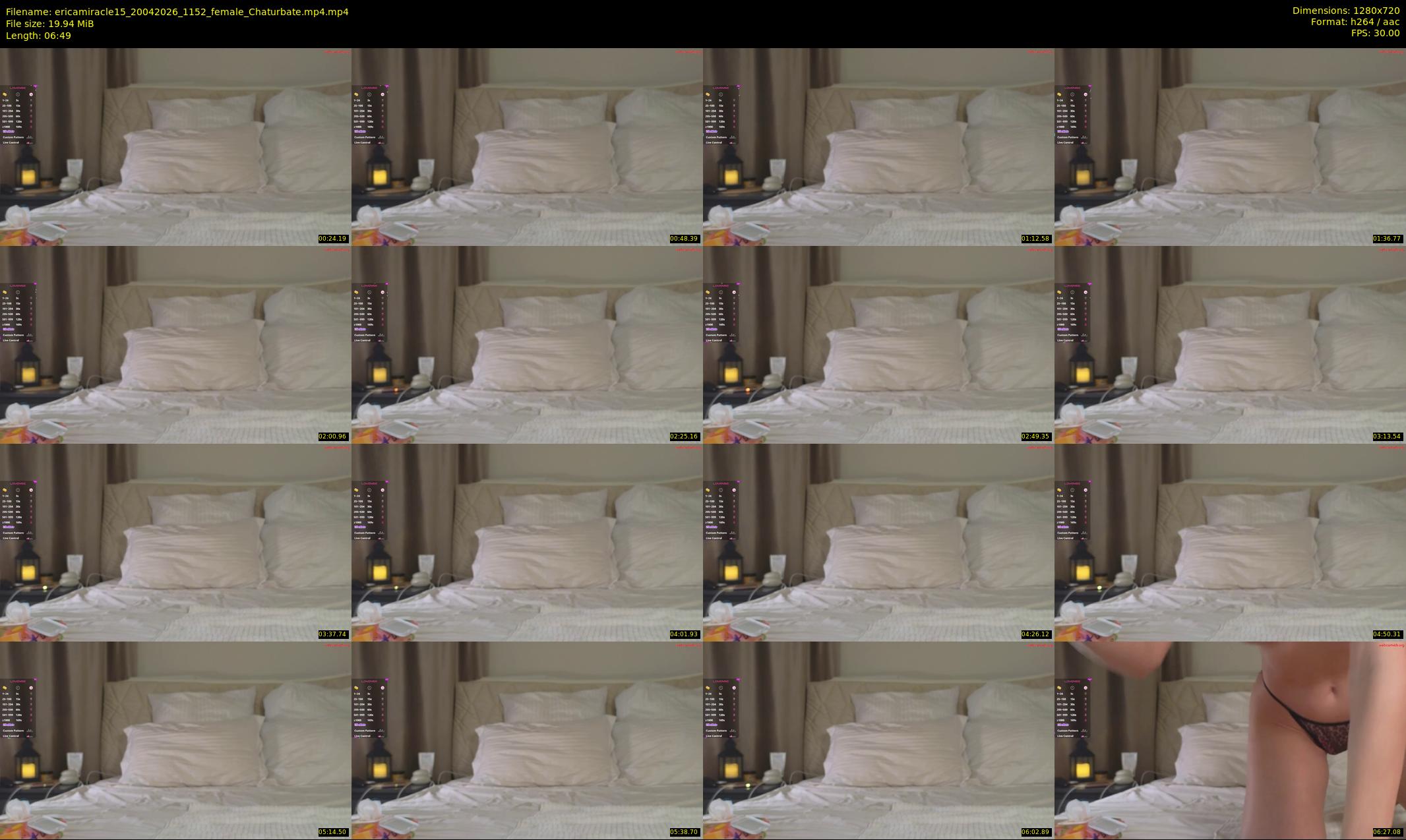 ericamiracle15 — 7 minute Chaturbate female cam show recording, 720p, Apr 20, 2026