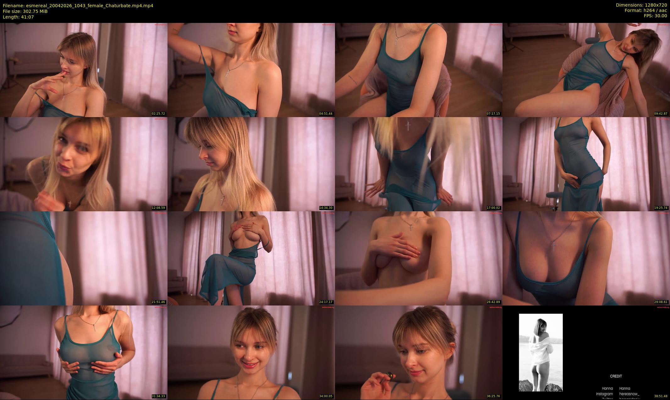 esmereal — 42 minute Chaturbate female cam show recording, 720p, Apr 20, 2026
