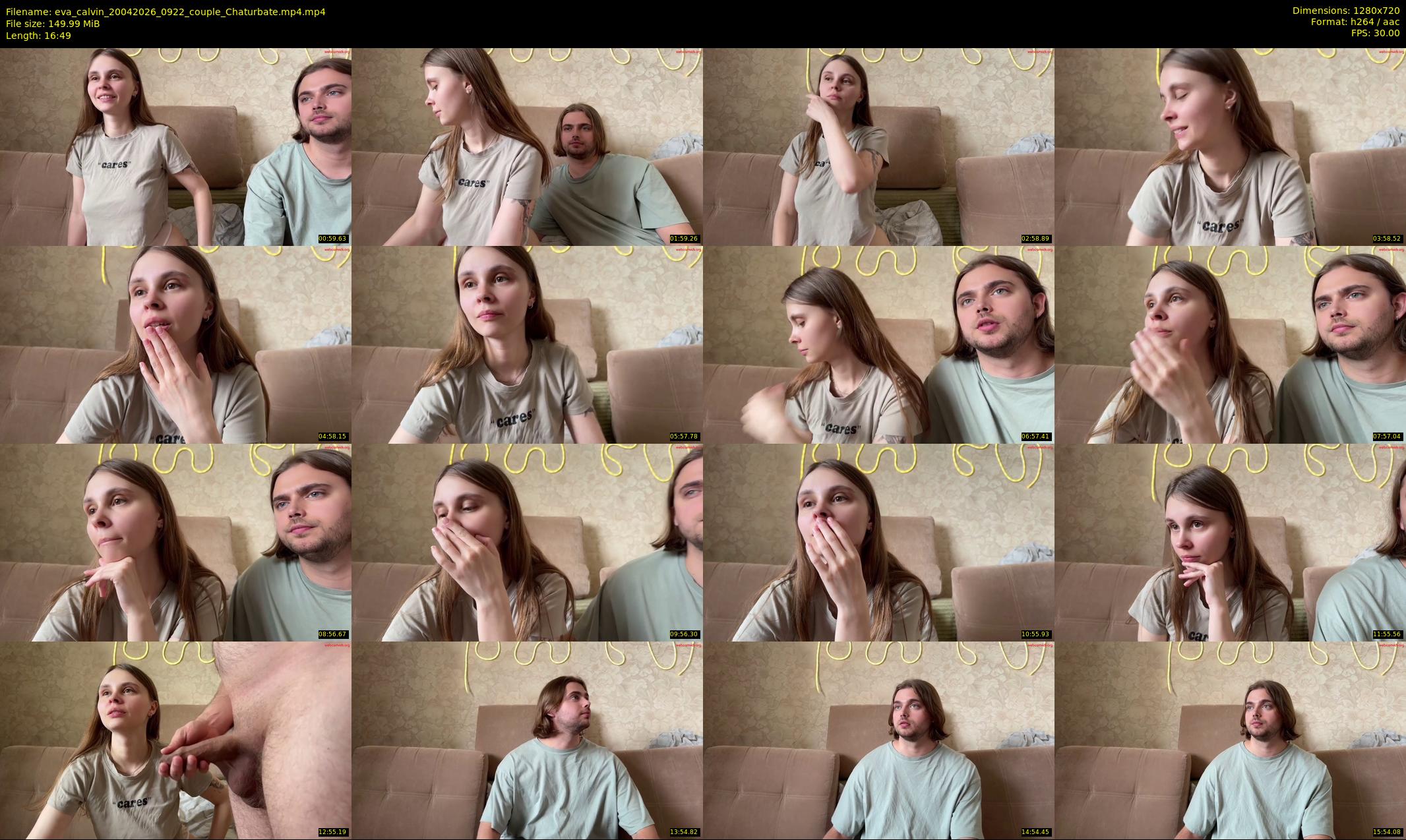 eva_calvin — 17 minute Chaturbate couple cam show recording, 720p, Apr 20, 2026
