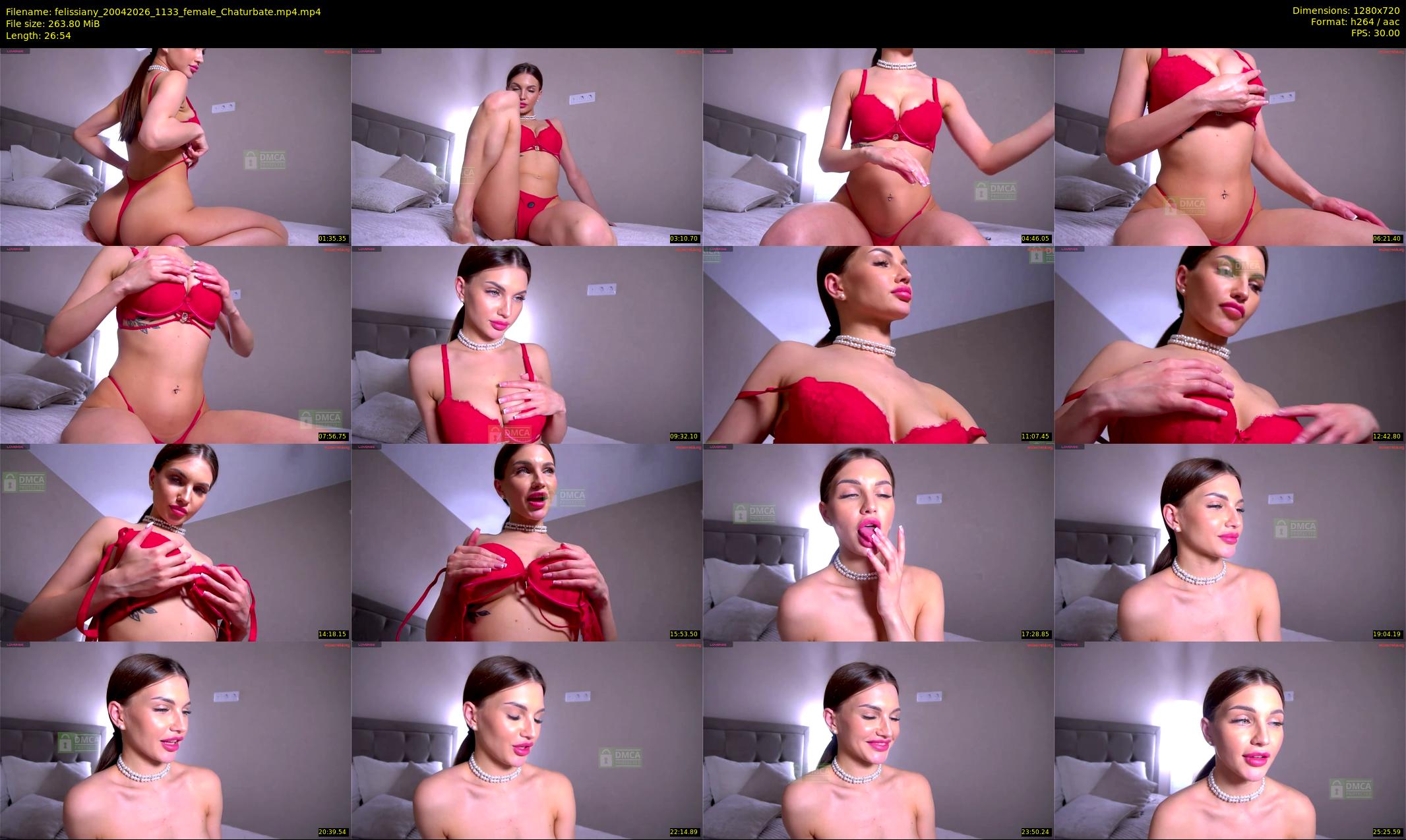 felissiany — 27 minute Chaturbate female cam show recording, 720p, Apr 20, 2026