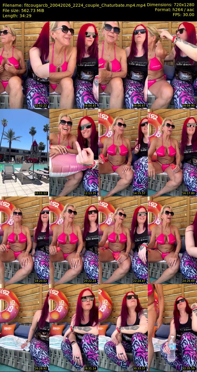 fitcougarcb — 35 minute Chaturbate female cam show recording, 1080p, Apr 20, 2026
