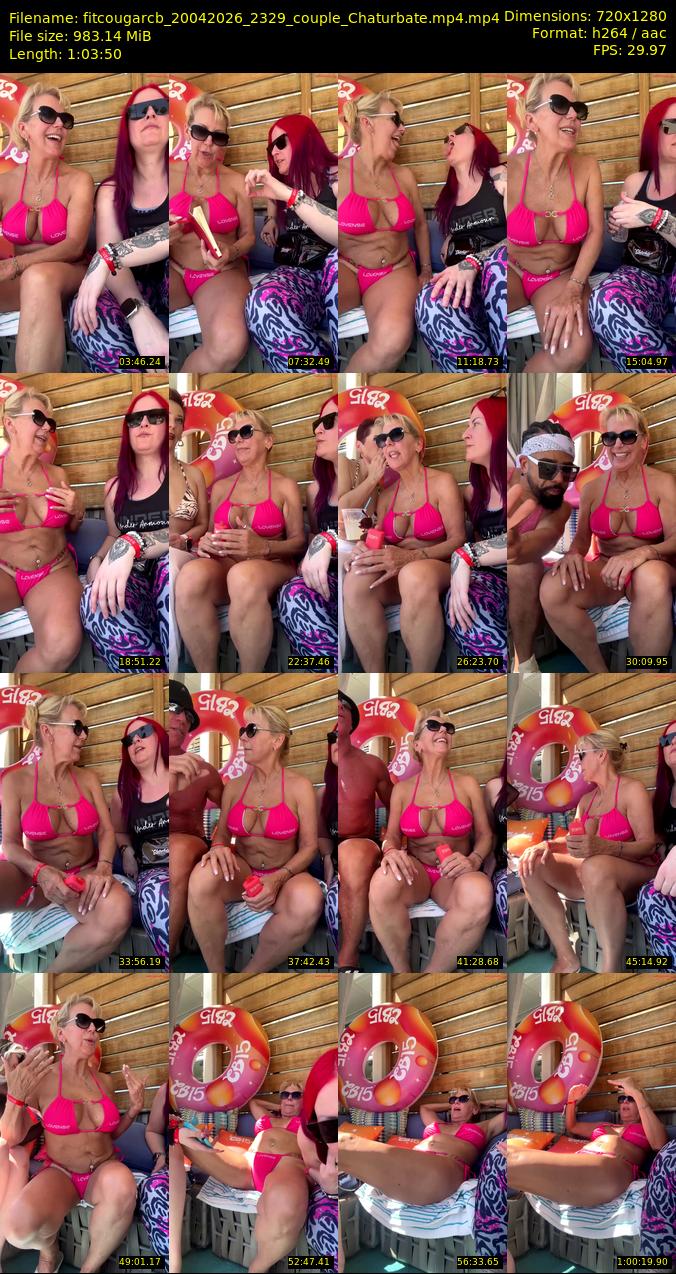 fitcougarcb — 64 minute Chaturbate female cam show recording, 1080p, Apr 20, 2026