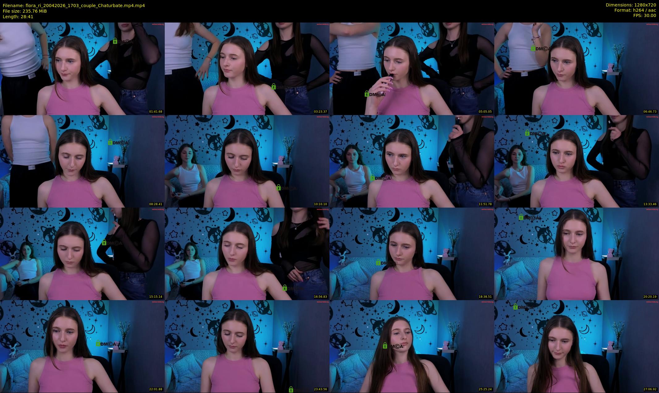flora_ri — 29 minute Chaturbate female cam show recording, 720p, Apr 20, 2026