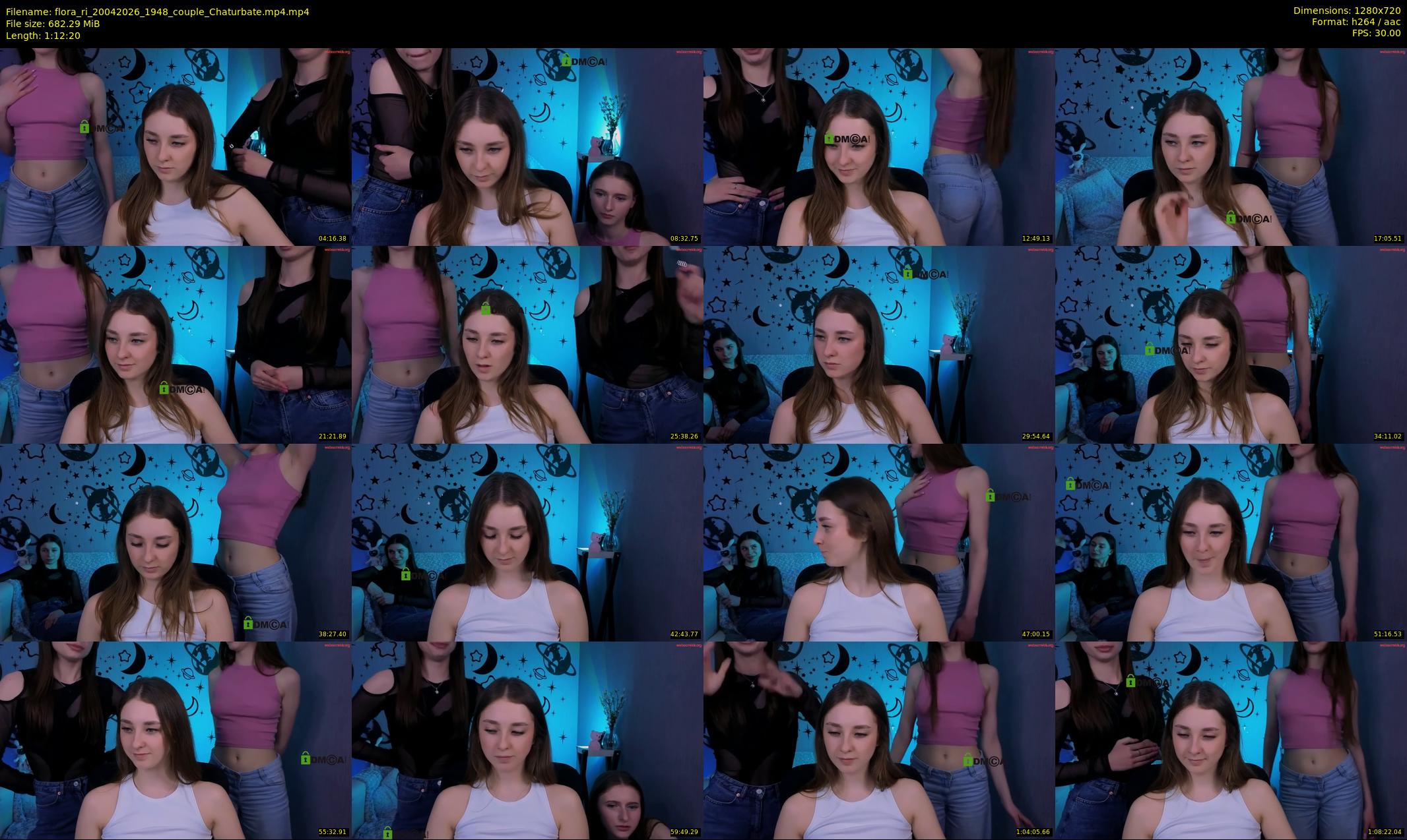 flora_ri — 73 minute Chaturbate female cam show recording, 720p, Apr 20, 2026