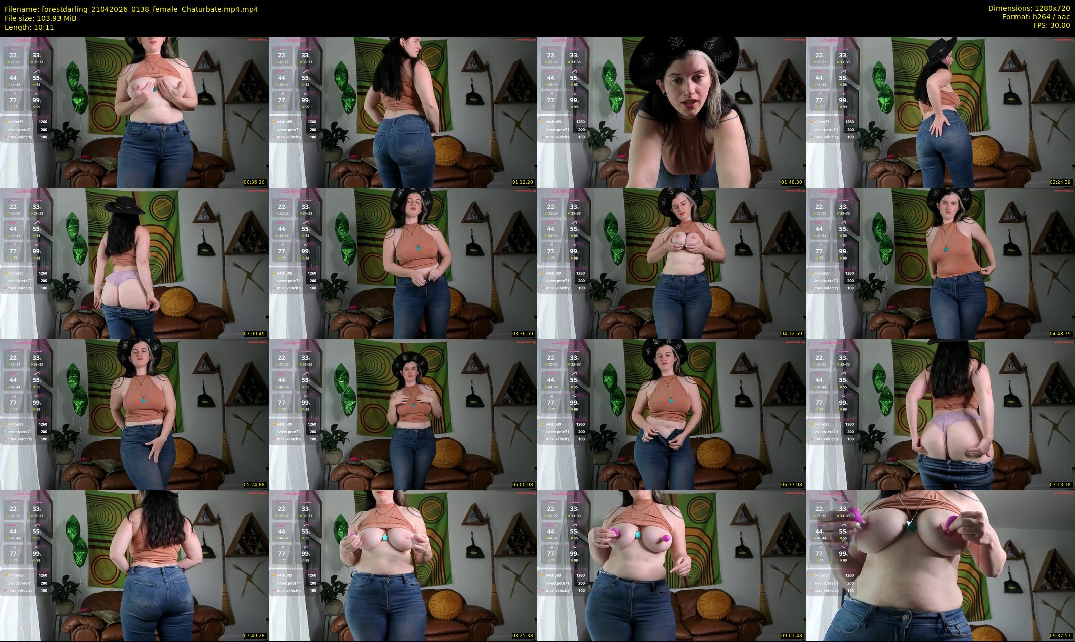forestdarling — 11 minute Chaturbate female cam show recording, 720p, Apr 21, 2026