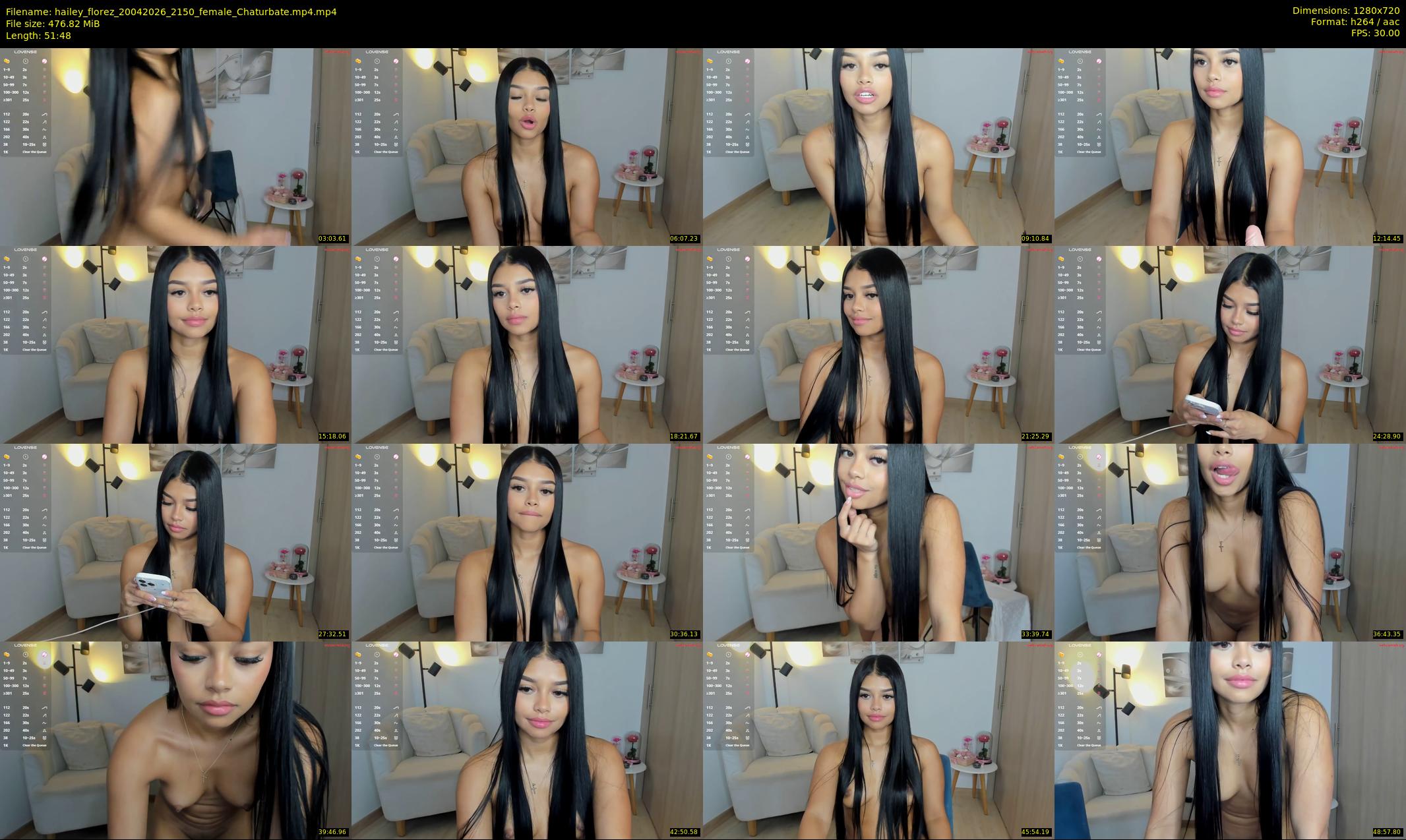 hailey_florez — 52 minute Chaturbate female cam show recording, 720p, Apr 20, 2026