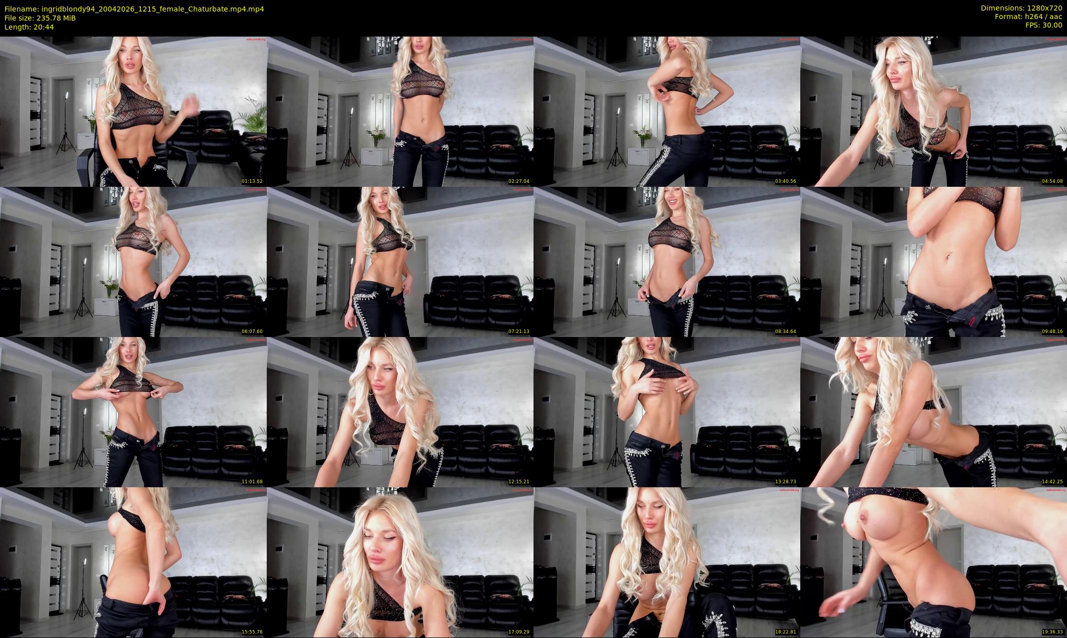 ingridblondy94 — 21 minute Chaturbate female cam show recording, 720p, Apr 20, 2026
