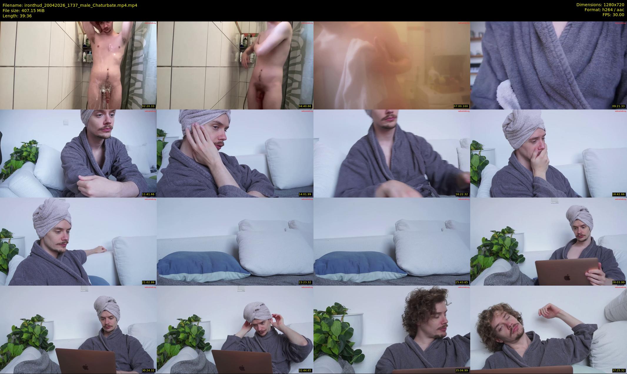 ironthud — 40 minute Chaturbate male cam show recording, 720p, Apr 20, 2026