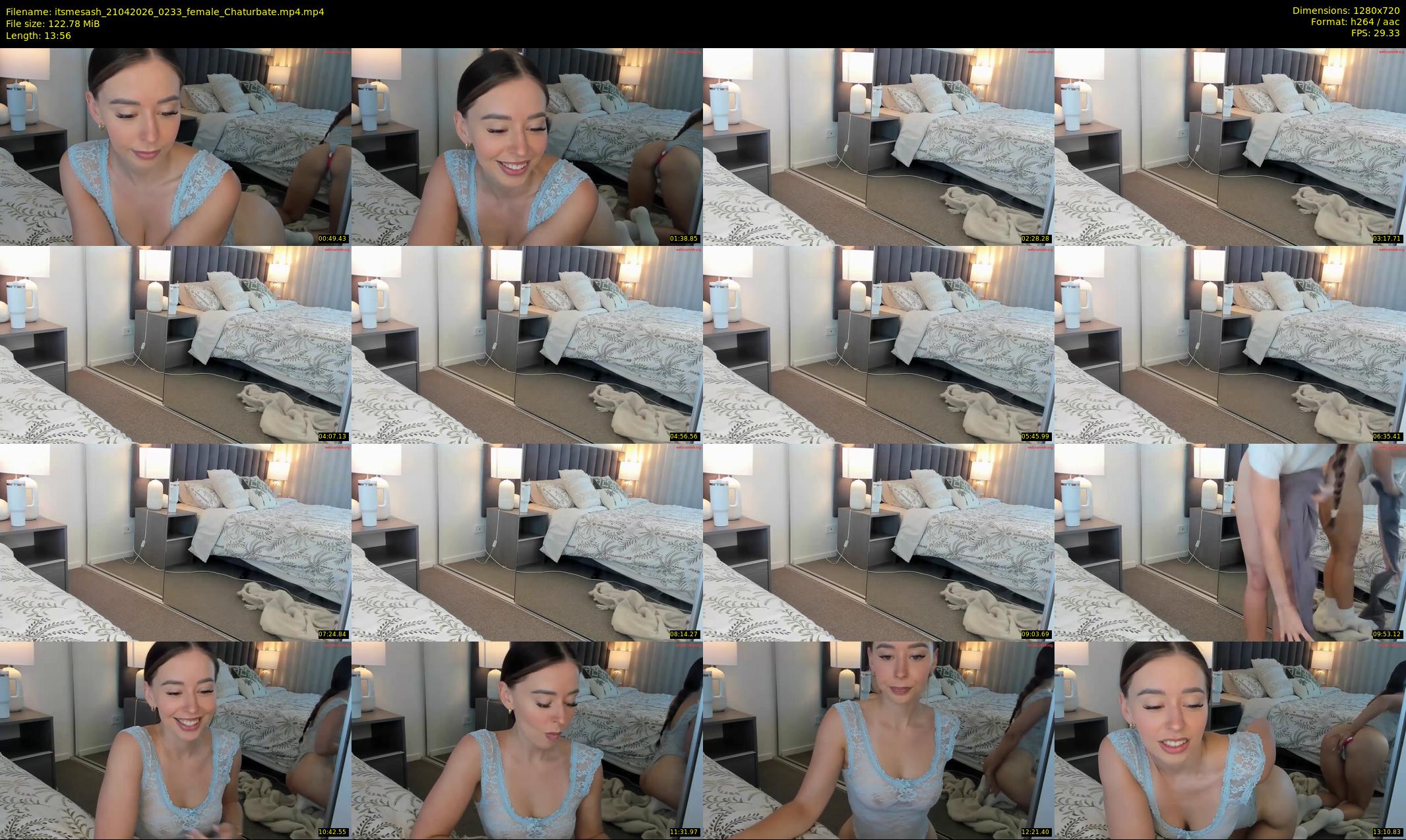 itsmesash — 14 minute Chaturbate female cam show recording, 720p, Apr 21, 2026