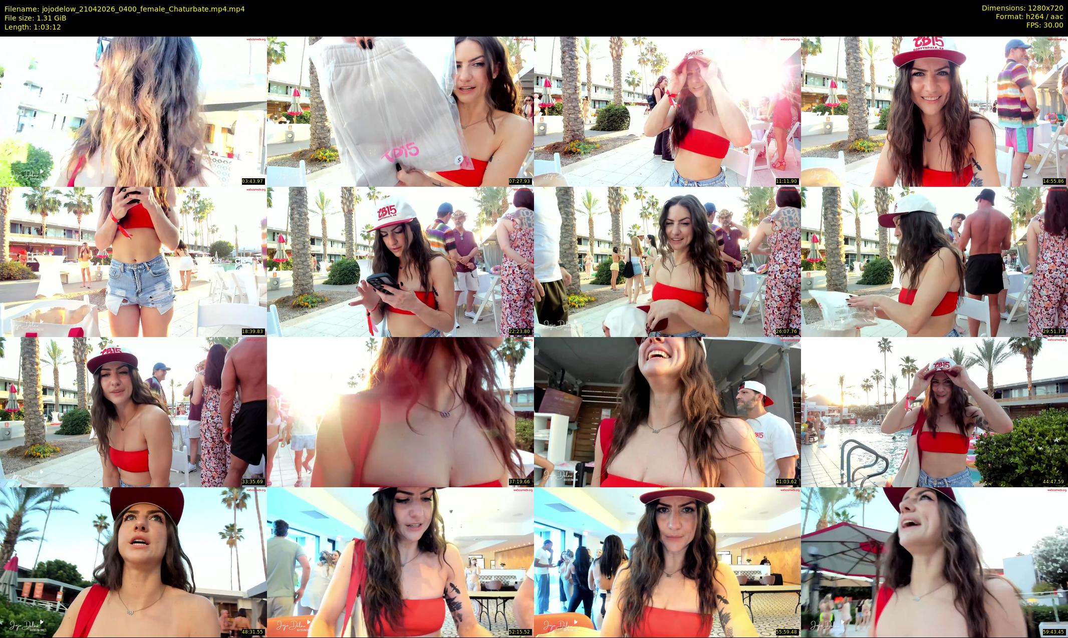 jojodelow — 64 minute Chaturbate female cam show recording, 720p, Apr 21, 2026