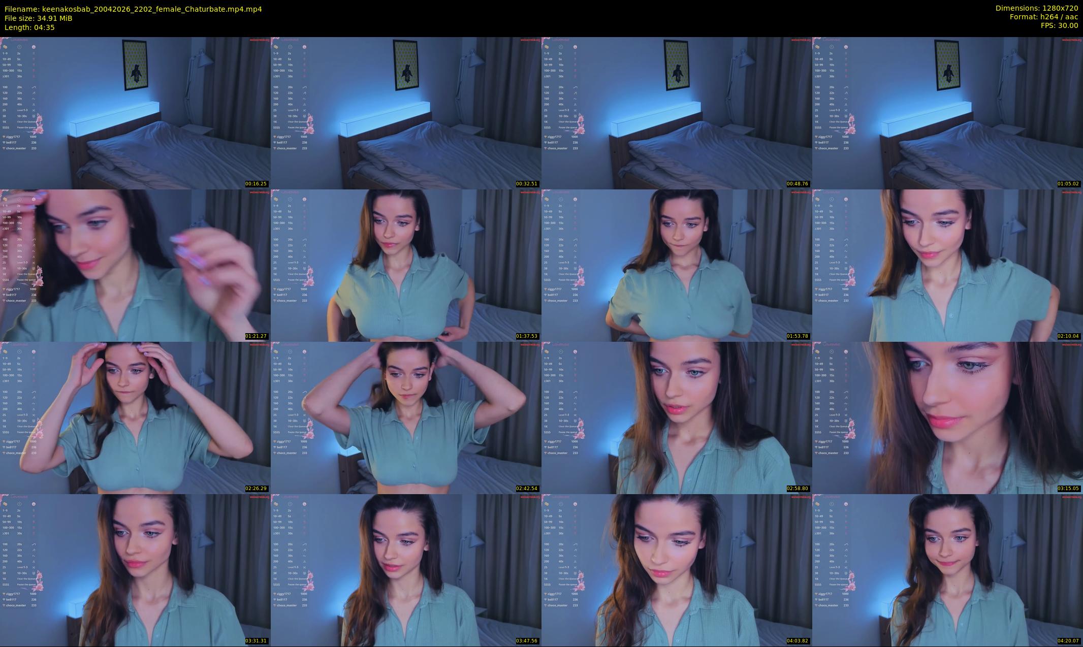 keenakosbab — 5 minute Chaturbate female cam show recording, 720p, Apr 20, 2026
