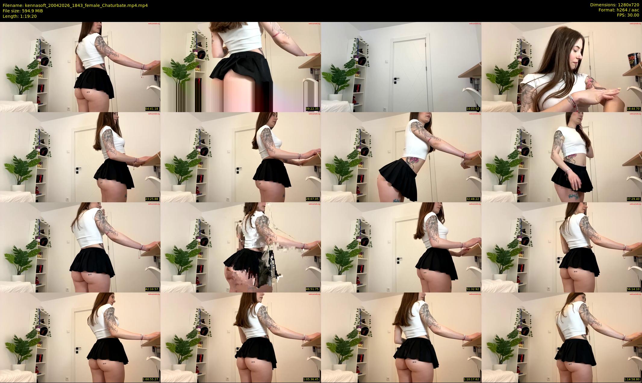 kennasoft — 80 minute Chaturbate female cam show recording, 720p, Apr 20, 2026