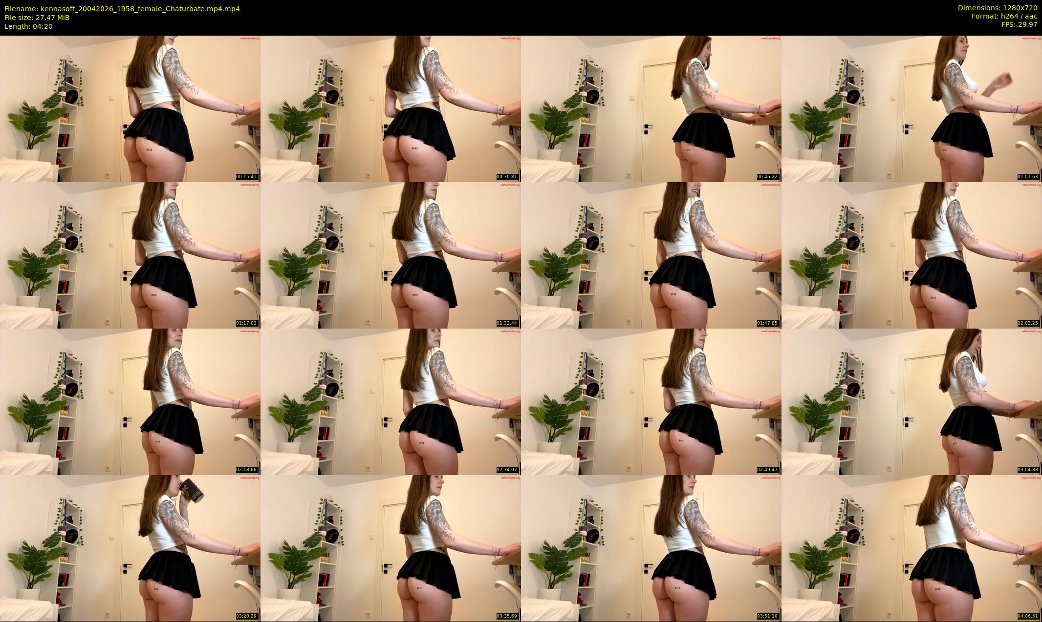 kennasoft — 5 minute Chaturbate female cam show recording, 720p, Apr 20, 2026