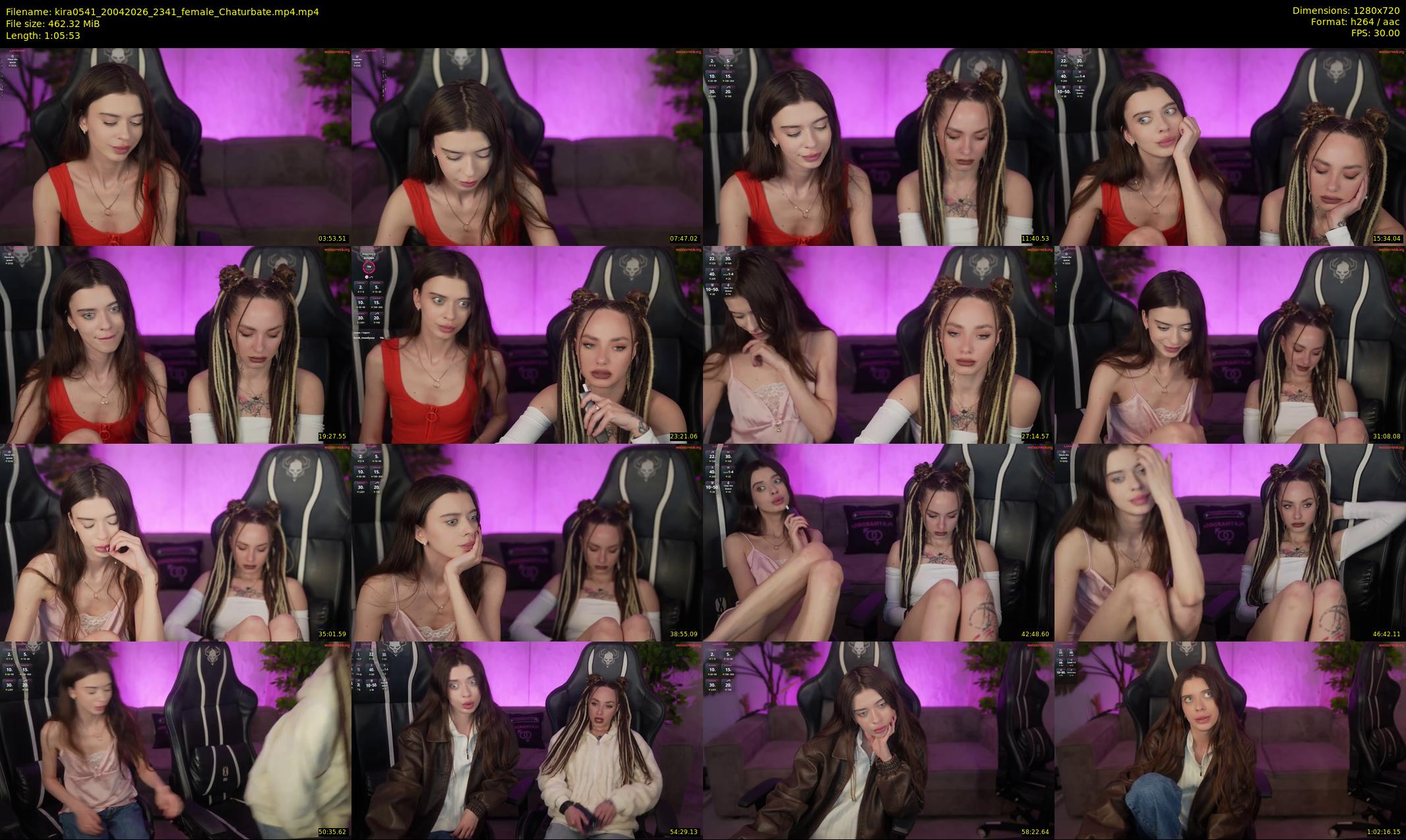 kira0541 — 66 minute Chaturbate couple cam show recording, 720p, Apr 20, 2026